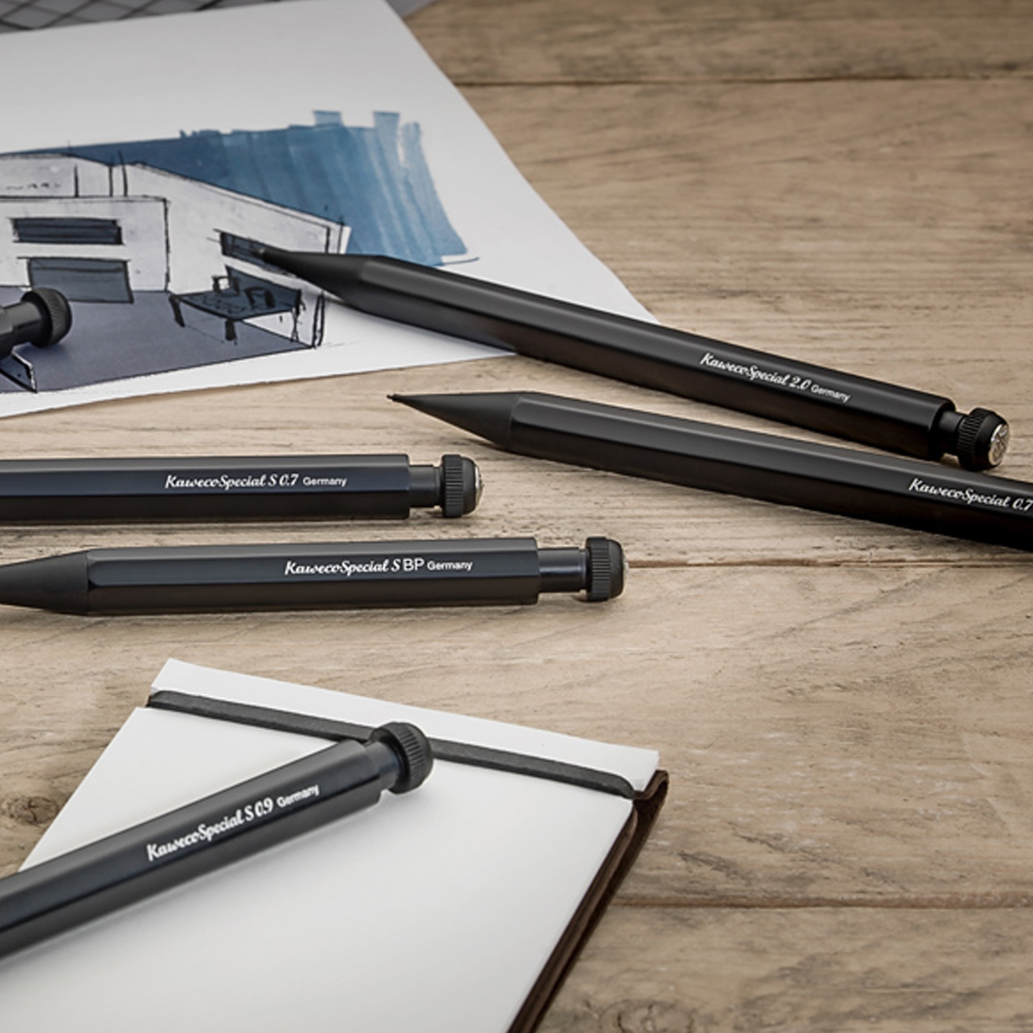 Kaweco SPE MP BK 0.7 シャープペンシル本体 カヴェコ ペンシルスペシャル シャープペンシル ブラック 0.3/0.5/0.7