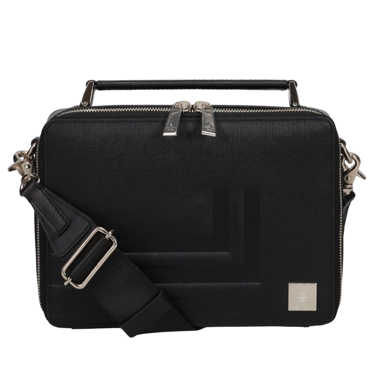 ランバンオンブルー LANVIN en Bleu バッグ ショルダーバッグ メンズ 斜めがけ 本革 フィズ ブラック ホワイト 黒 白 521222 | LANVIN en Bleu | 01