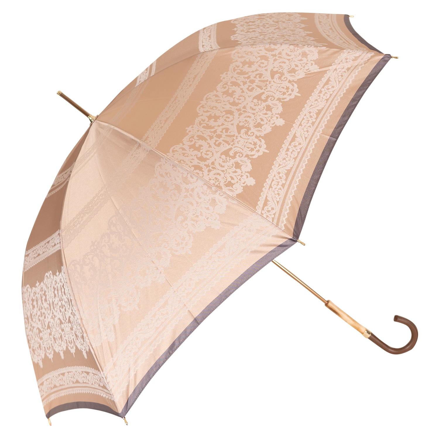 ランバン コレクション LANVIN COLLECTION 長傘 雨傘 レディース 58cm 軽量 LONG UMBRELLA ネイビー ベージュ ピンク 8410-00｜sneak｜02