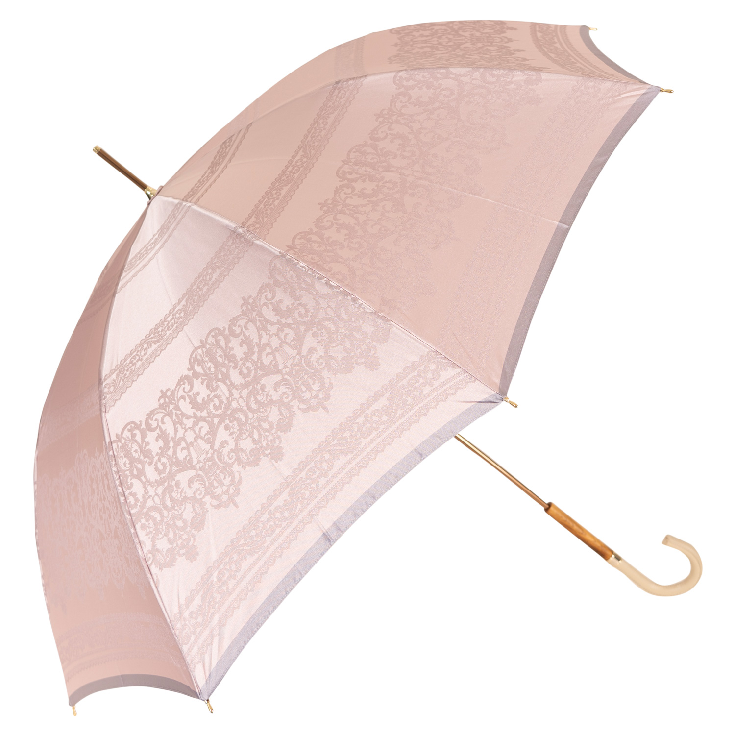 ランバン コレクション LANVIN COLLECTION 長傘 雨傘 レディース 58cm 軽量 LONG UMBRELLA ネイビー ベージュ ピンク 8410-00｜sneak｜03