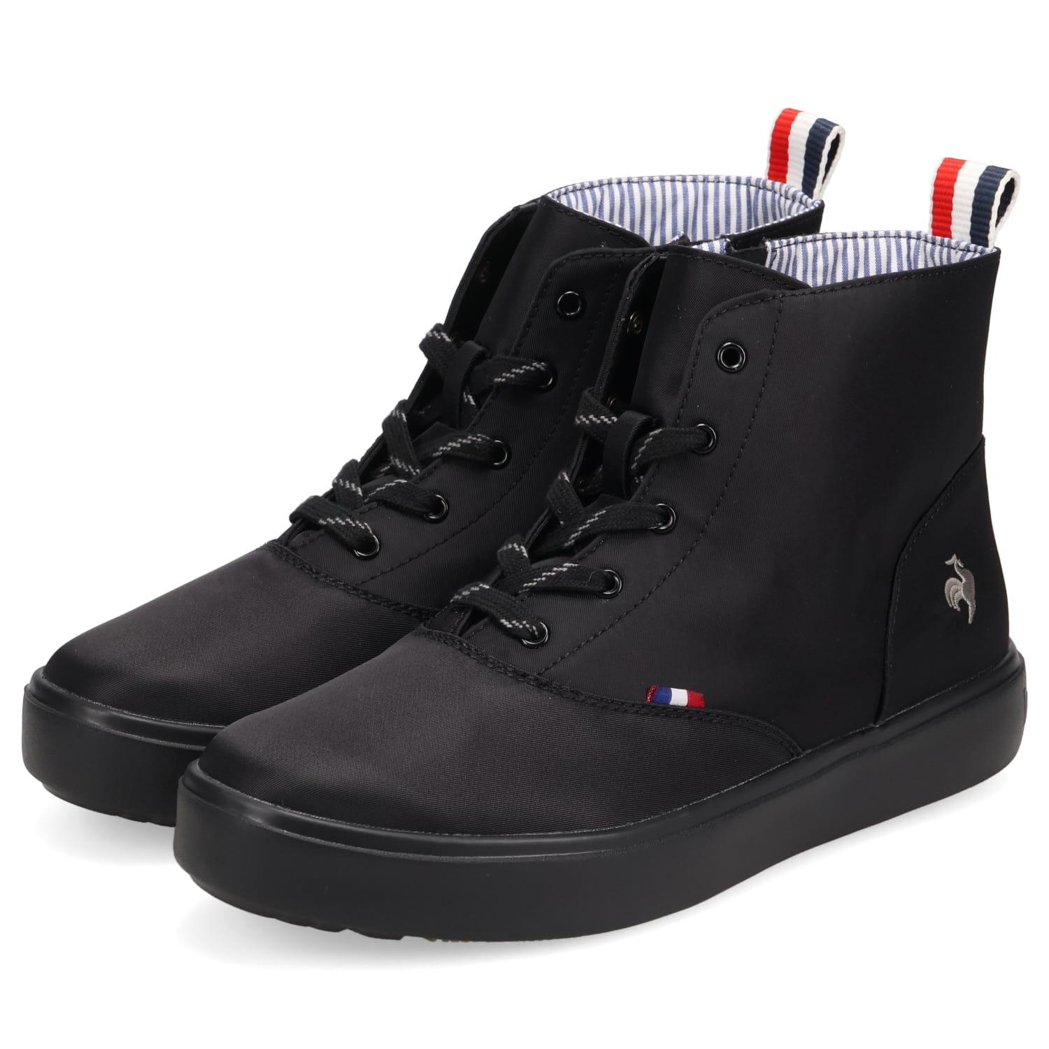 ルコック スポルティフ le coq sportif LCS レインブーツ テルナ 3 MID R レディース 厚底 軽量 防水 TELUNA 3 MID R ブラック 黒 LU5SRS04LZ | le coq sportif | 01