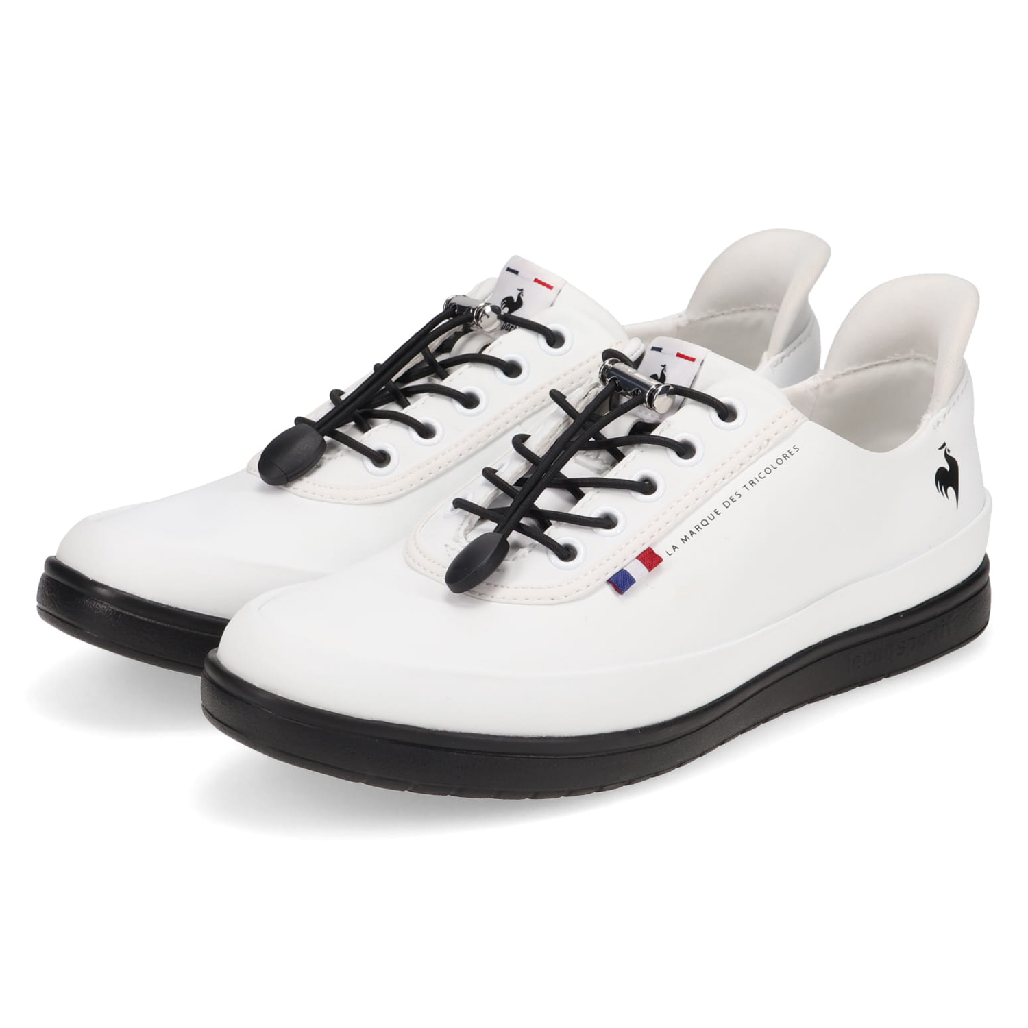 ルコック スポルティフ le coq sportif スニーカー LCS アルマ R SI レディース 軽量 防水 LCS ALMA R SI ブラック ホワイト 黒 白 LU5SRS26LZ | le coq sportif | 02