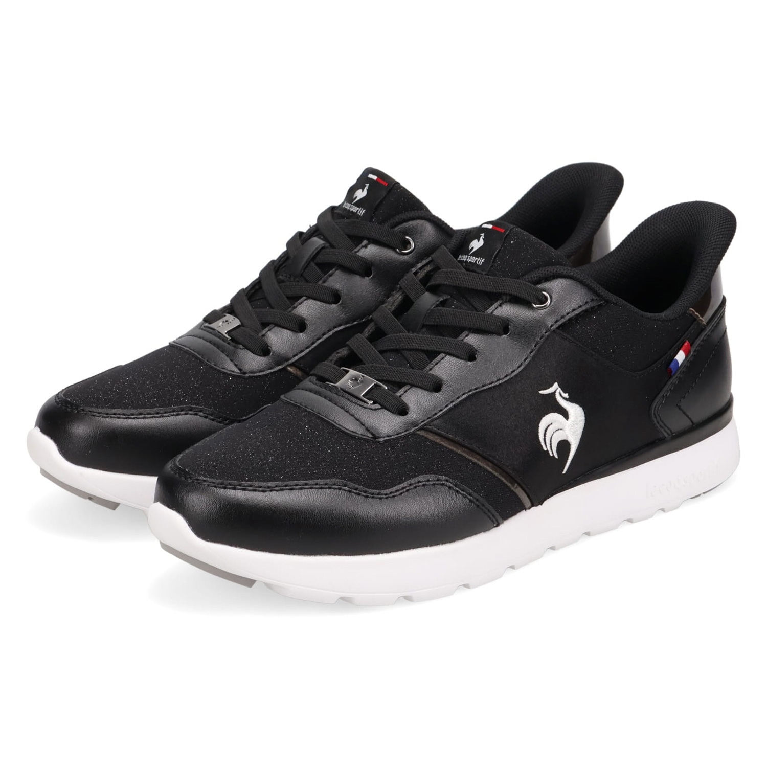 ルコック スポルティフ le coq sportif スニーカー ラ セーヌ LM SI レディース 軽量 LA SEINE LM SI ブラック ピンク 黒 LU5SSN24LZ | le coq sportif | 01