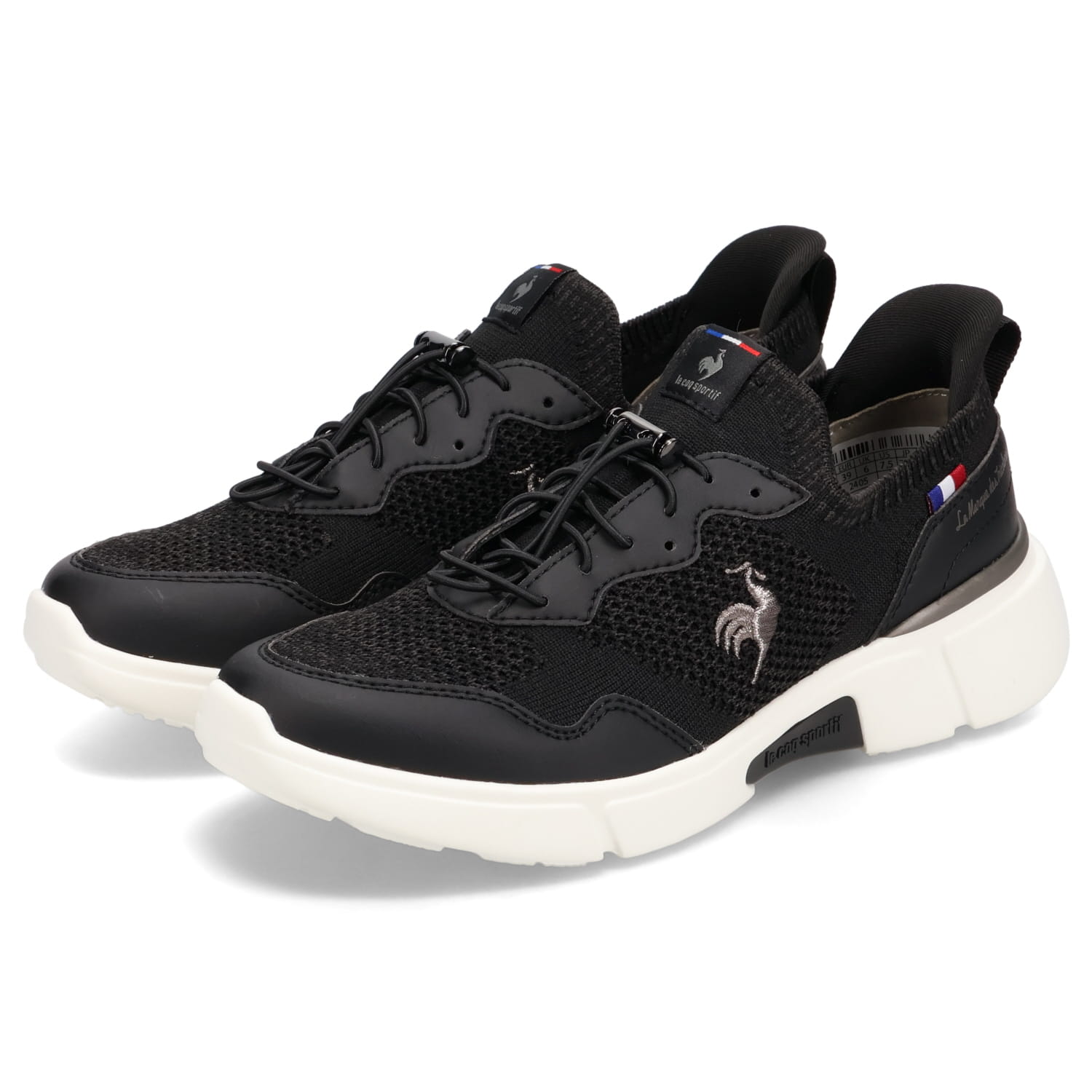 ★美品 lecoq sportif ルコックスポルティフ 黒系 ジャンパー L le coq sportif ルコック スポルティフ スニーカー LCS ロワール