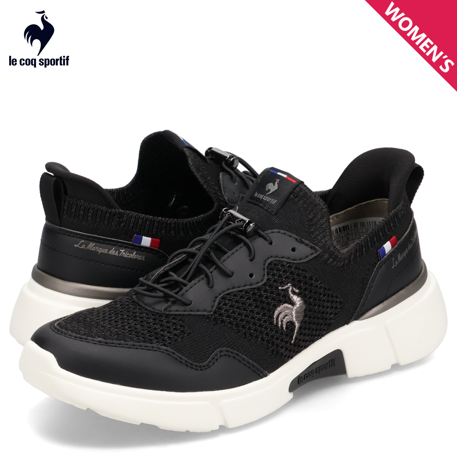 ★美品 lecoq sportif ルコックスポルティフ 黒系 ジャンパー L le coq sportif ルコック スポルティフ スニーカー LCS ロワール