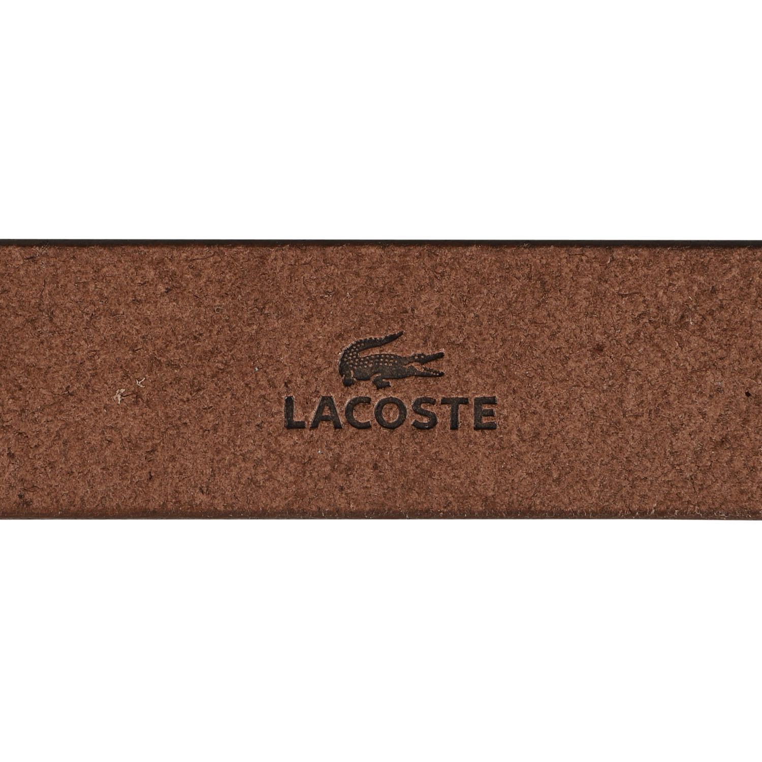 LACOSTE（ラコステ） ベルト レザー メンズ 本革 BELT ブラック