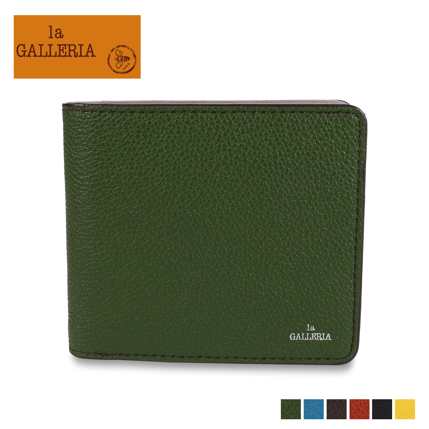 ラ ガレリア la GALLERIA 財布 小銭入れ ケース 二つ折り ジェネリコ メンズ 本革 2622 la GALLERIA（ラ・ガレリア） ラ ガレリア ジェネリコ 財布 小銭入れ