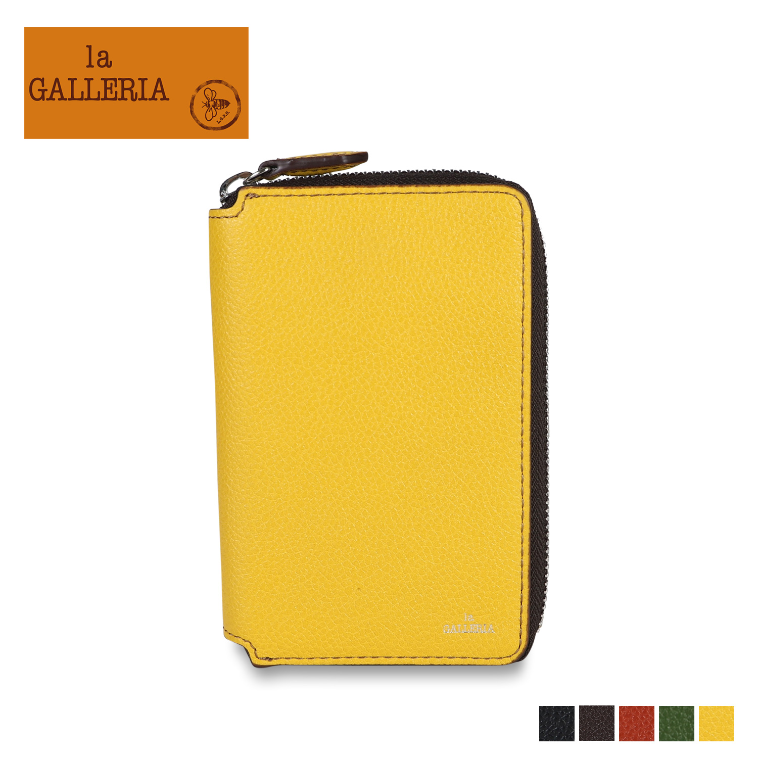 ラ ガレリア la GALLERIA 財布 二つ折り 小銭入れ ケース ジェネリコ メンズ 本革 青木鞄 2624 la GALLERIA（ラ・ガレリア） ラ ガレリア 財布 二つ折り 小銭入れ