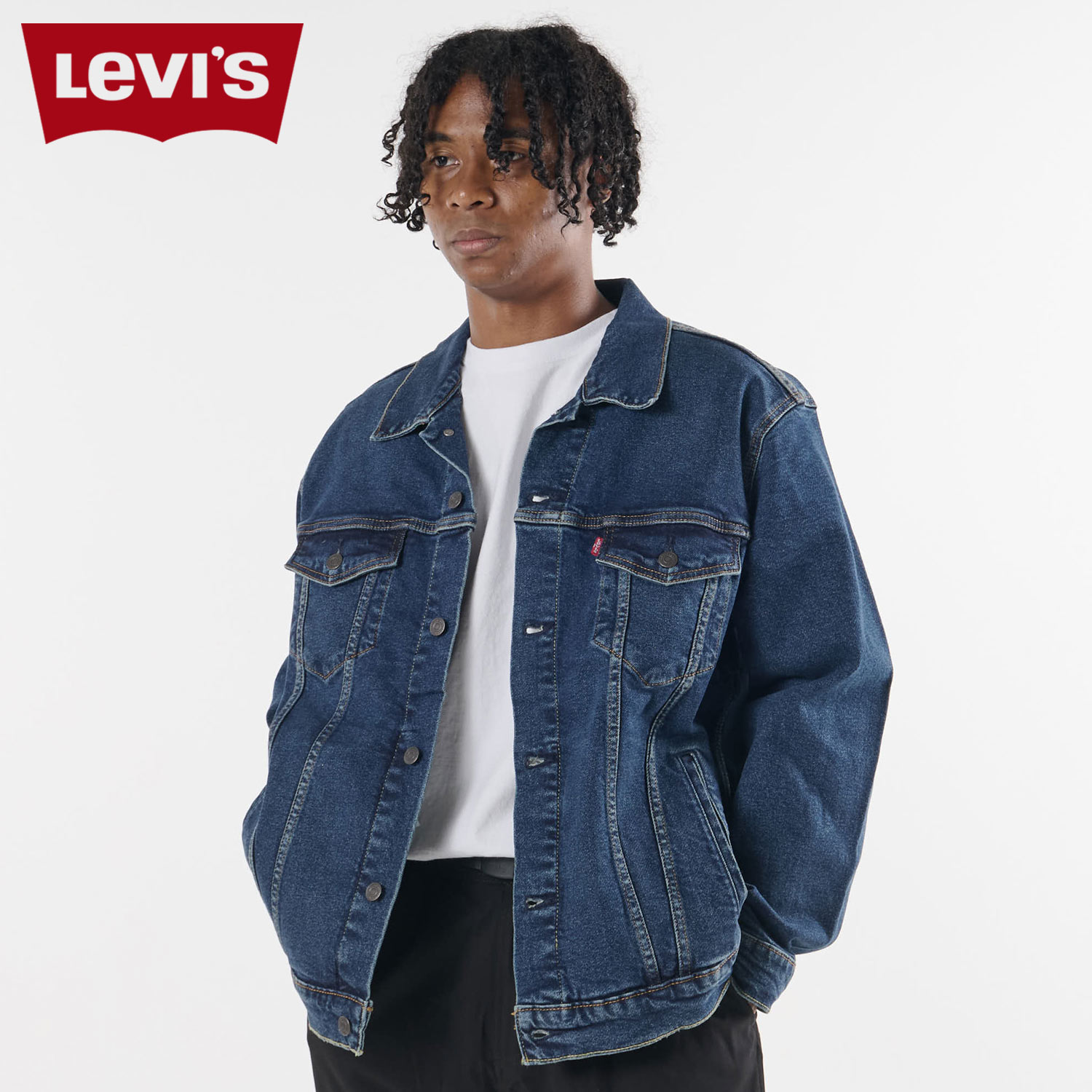 Levi’s / ジャケット/L/コットン/GRY Levi's（リーバイス） LEVIS デニムジャケット ジージャン Gジャン