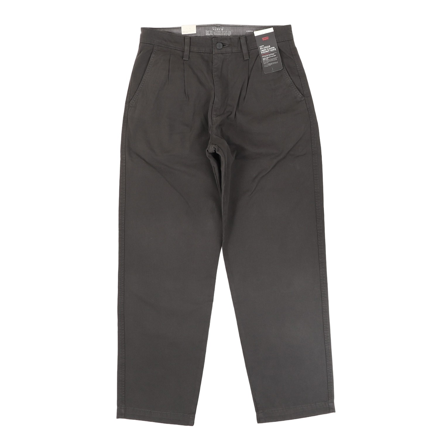 リーバイス LEVIS チノパン ワークパンツ プリーツパンツ メンズ ルーズ ストレート プリーツ XX CHINO LOOSE STRT PLTD PIRAT ブラック 黒 A9211-0007 | Levi's VINTAGE CLOTHING | 01