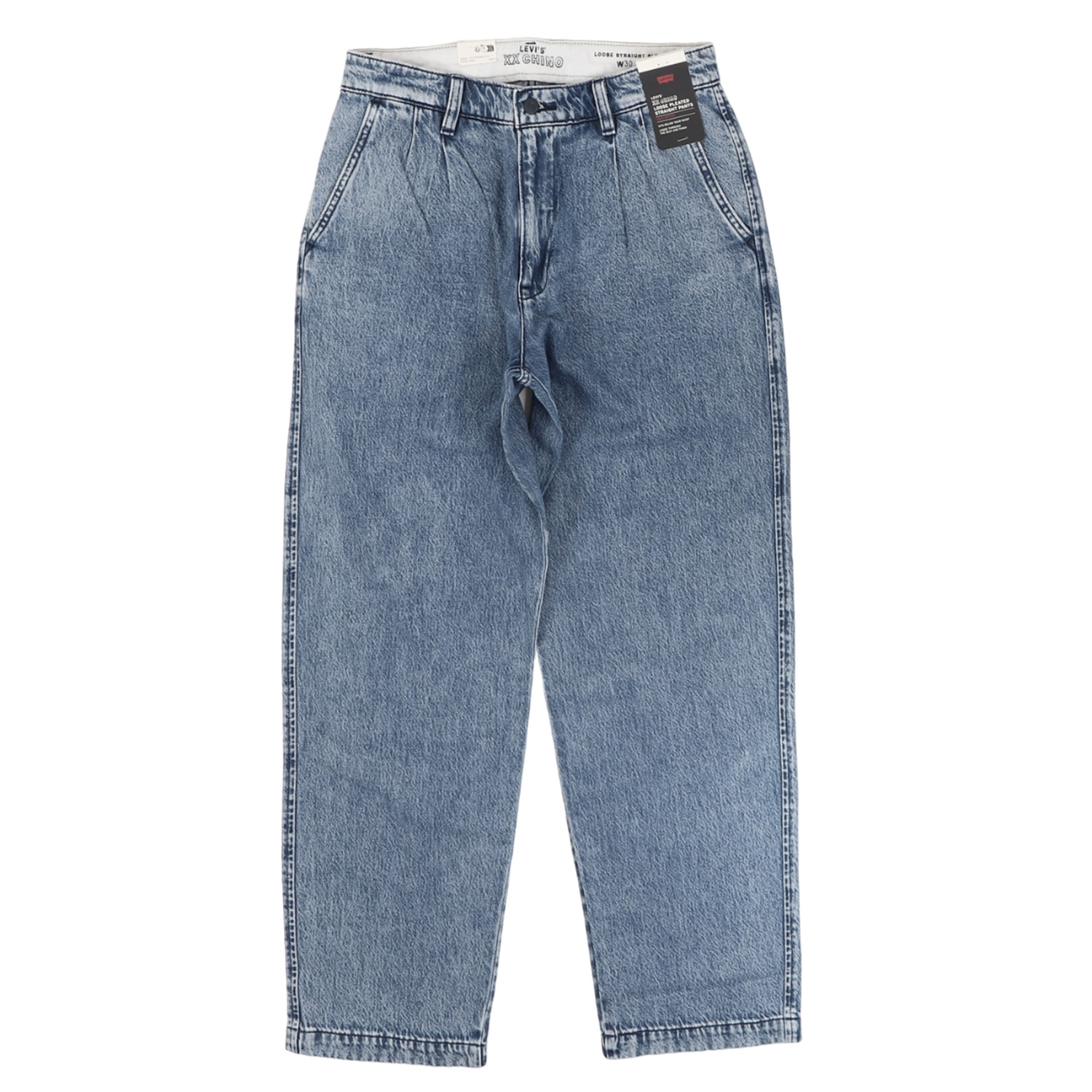リーバイス LEVIS チノパン ワークパンツ プリーツパンツ メンズ ルーズ ストレート プリーツ XX CHINO LOOSE QUARTER PAST ブルー A9211-0008 | Levi's VINTAGE CLOTHING | 01