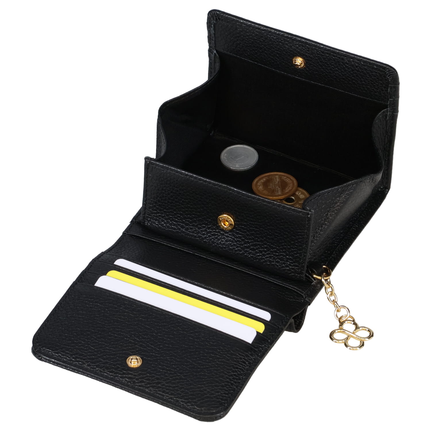 Marie Claire（マリ クレール） 財布 二つ折り ミニ レディース 本革