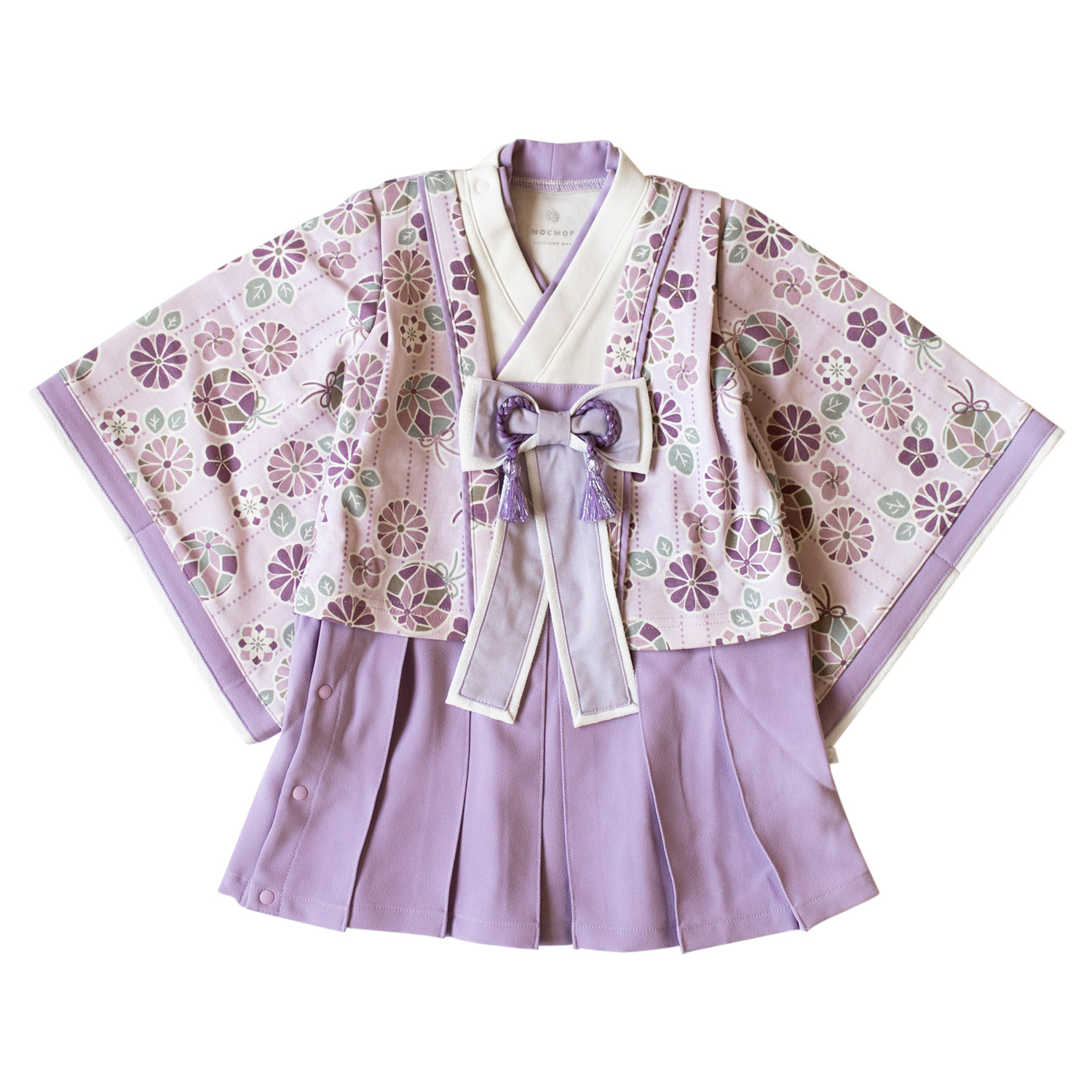 mocmof モクモフ 袴 ロンパース ベビー服 子供服 和服 ベビー キッズ 女の子 70cm 80cm 90cm 初節句 衣装 お食い初め お宮参り 正月 622-456026K | mocmof | 02