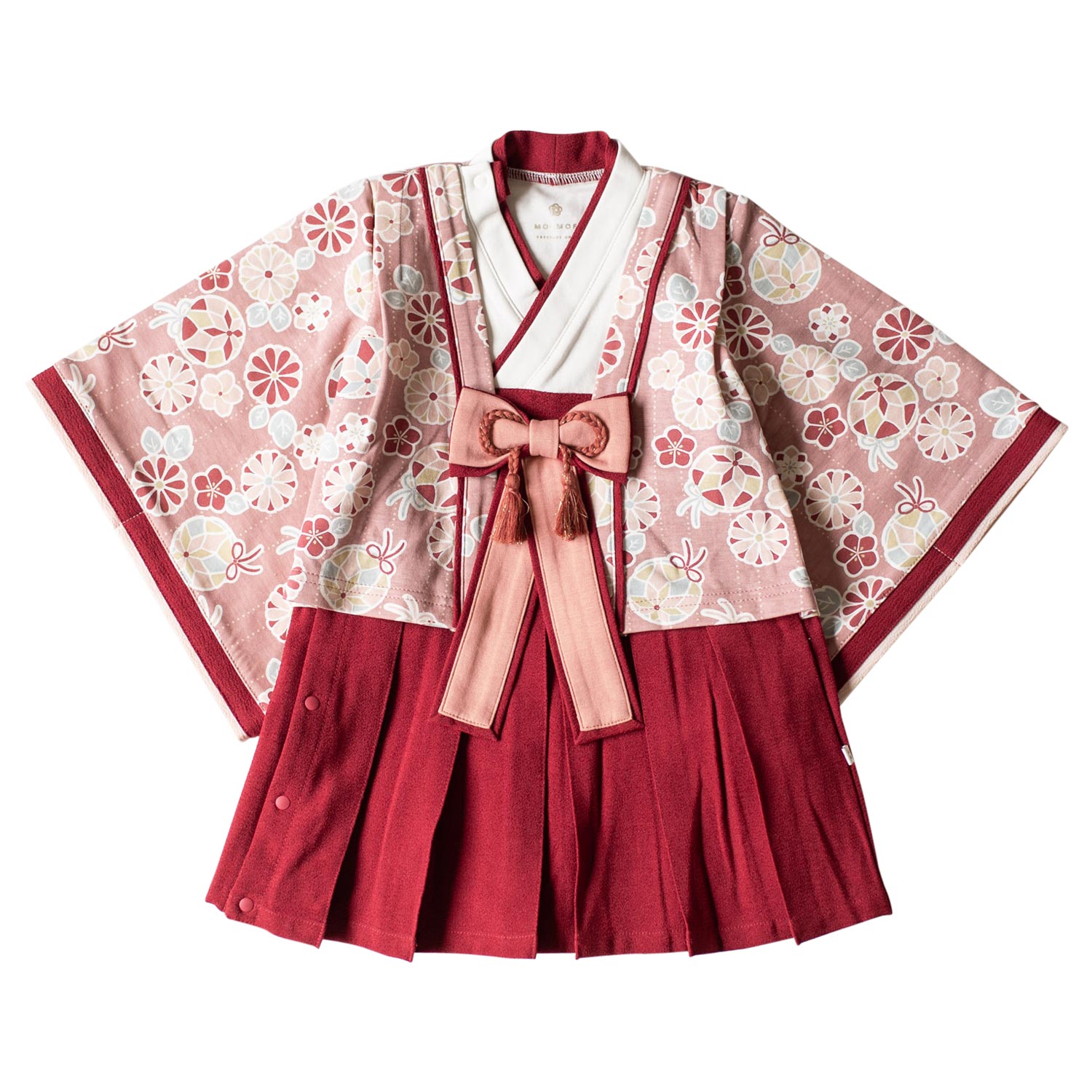 mocmof モクモフ 袴 ロンパース ベビー服 子供服 和服 ベビー キッズ 女の子 70cm 80cm 90cm 初節句 衣装 お食い初め お宮参り 正月 622-456026K | mocmof | 03
