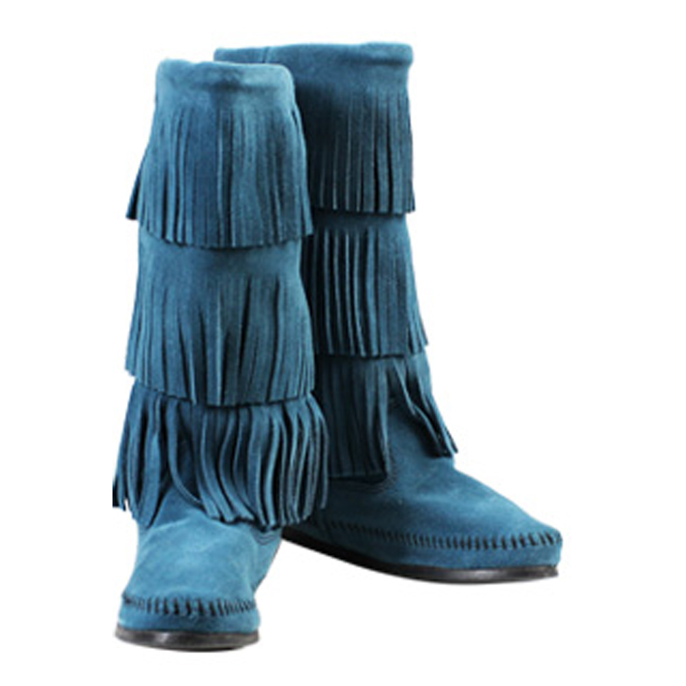 ミネトンカ MINNETONKA カーフ ハイ 3レイヤー ブーツ CALF HI 3-LAYER FRINGE BOOTS レディース｜sneak｜03