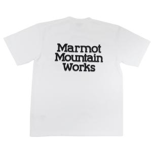 マーモット Marmot Tシャツ 半袖 マーモッツ メンズ Marmots-T ブラック ホワイト...