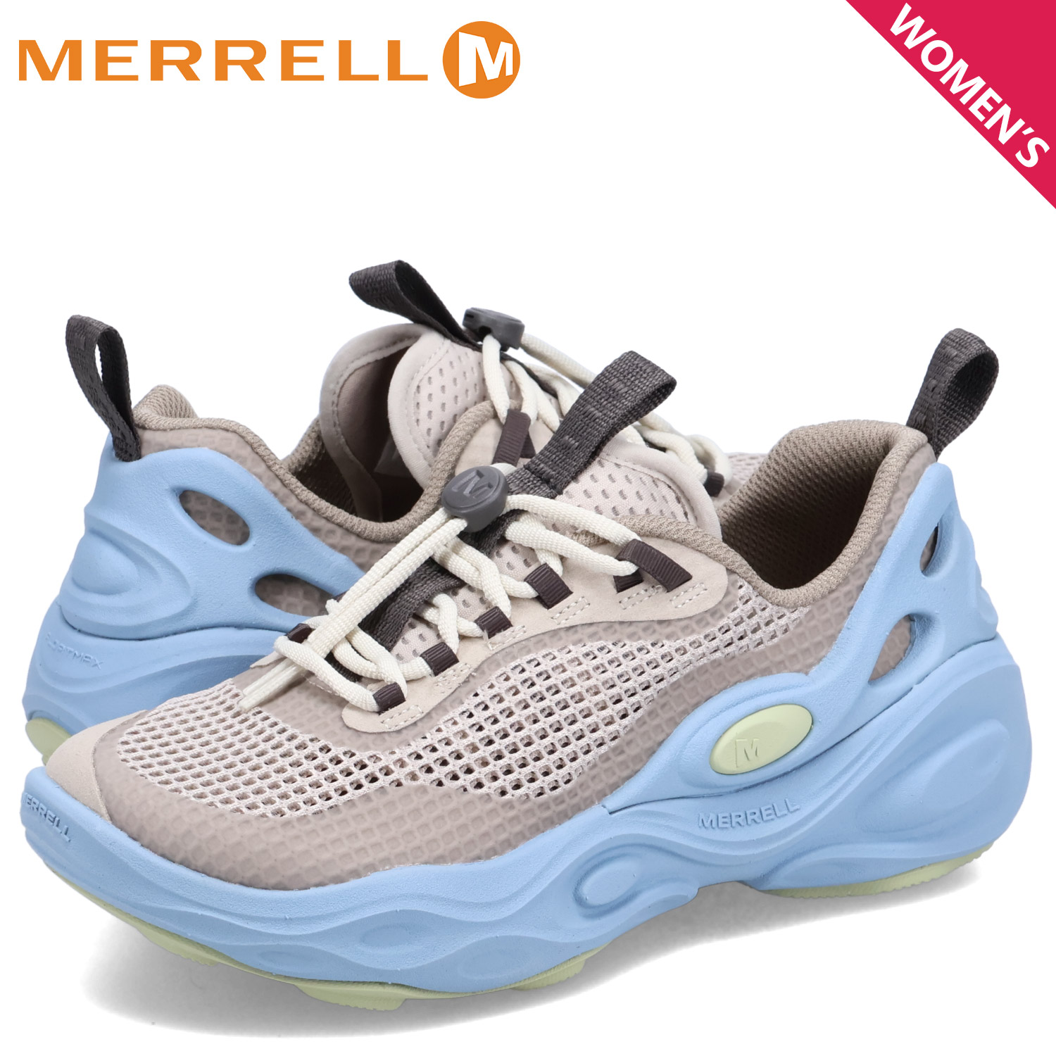 【15％OFF／SALE】メレル MERRELL レディース ラプト [J036006 SS22] W WRAPT ハイキングシューズ ベアフット  LICHEN 緑 グリーン系【e】【ts】 正規取扱店 | mischief