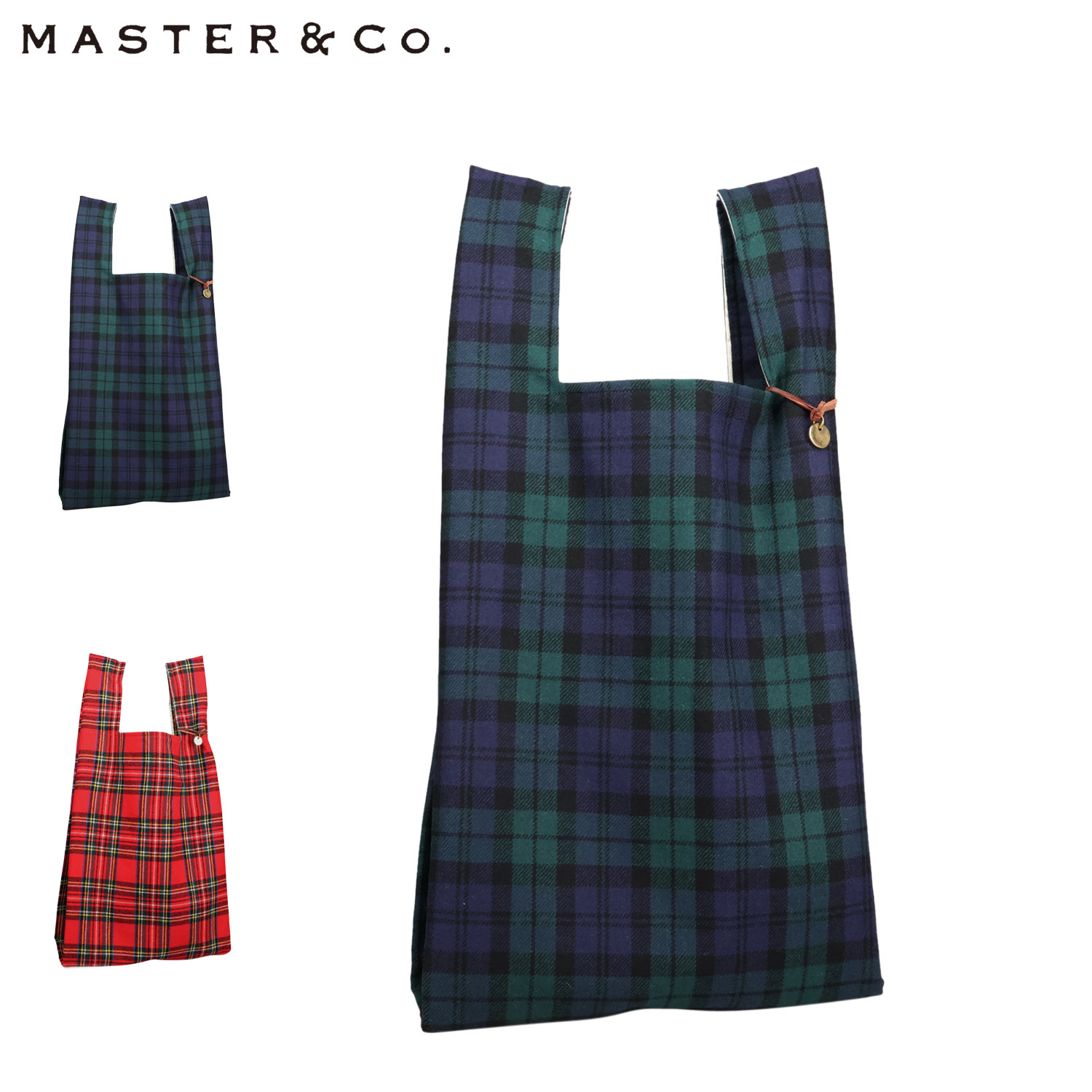 MASTER&Co. マスターアンドコー バッグ エコバッグ レジカゴ トート レジ袋 メンズ レディース 折りたたみ コンパクト マチ広 MC1391 MASTER&Co（マスターアンドコー） MASTER&Co. エコバッグ レジカゴ