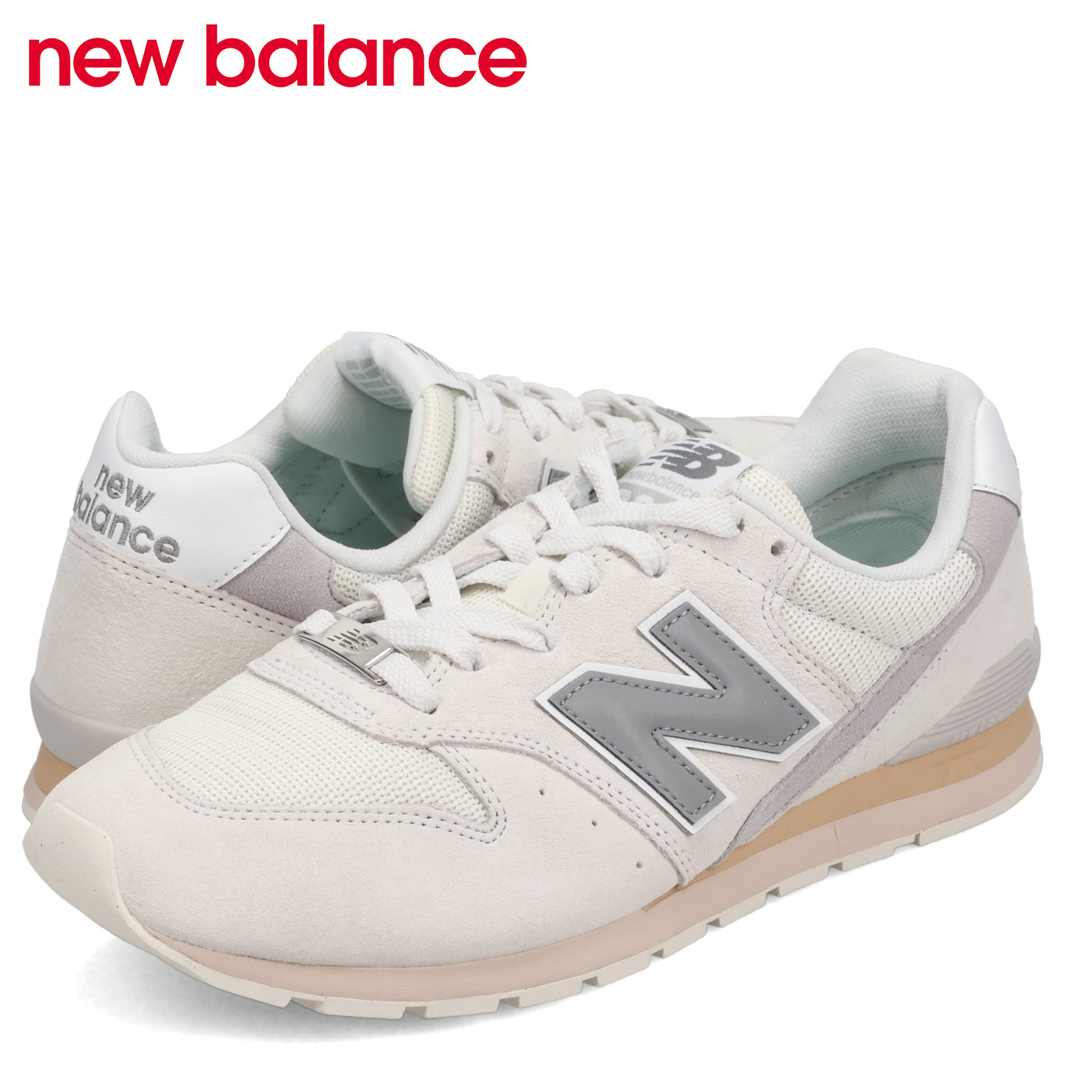 ニューバランス996 15cm オフホワイト　グレー　幅広　2足セット New Balance new balance ニューバランス 996 V2 スニーカー