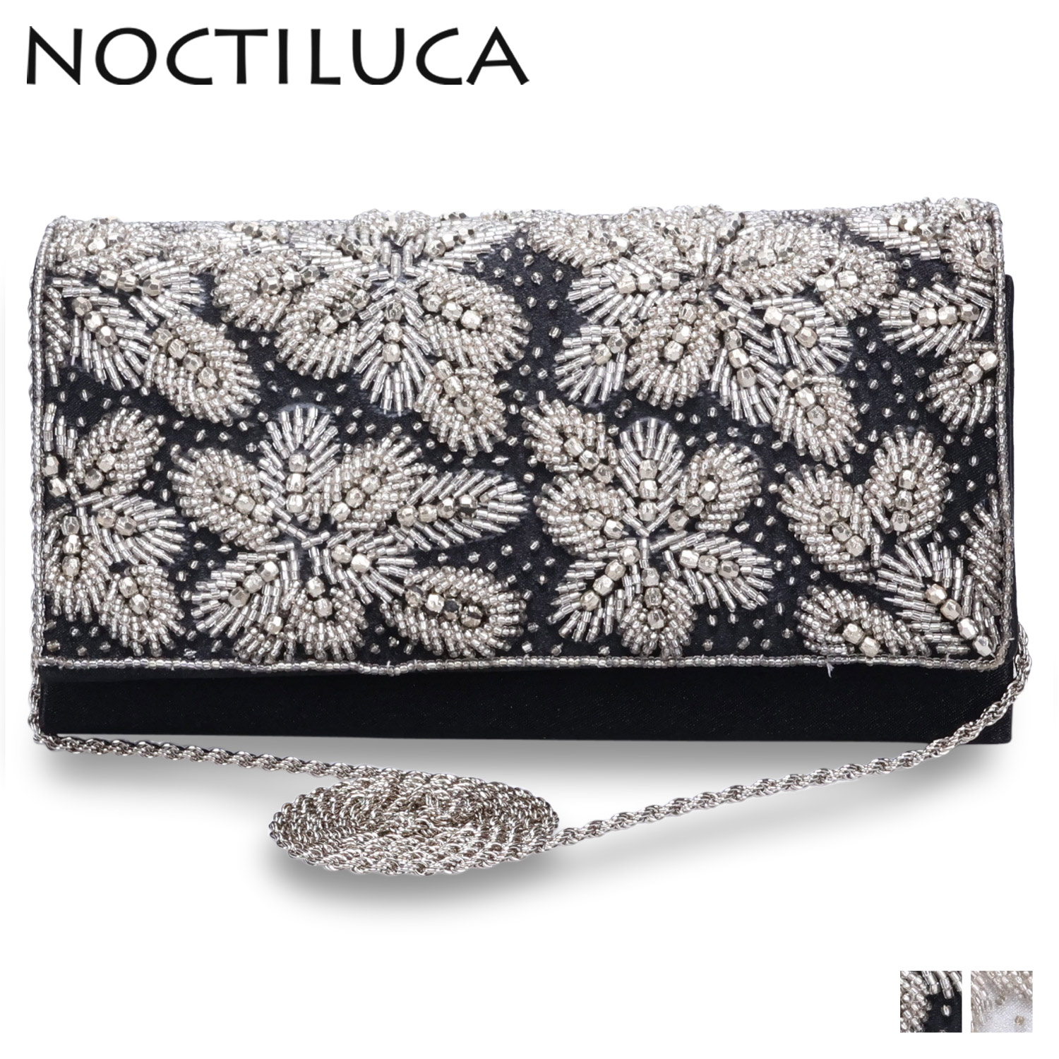 ノクチルカ NOCTILUCA パーティーバッグ ショルダーバッグ ハンドバッグ ブラック グレー 黒 778270 ノクチルカ NOCTILUCA パーティーショルダーバッグ ハンド ブラック