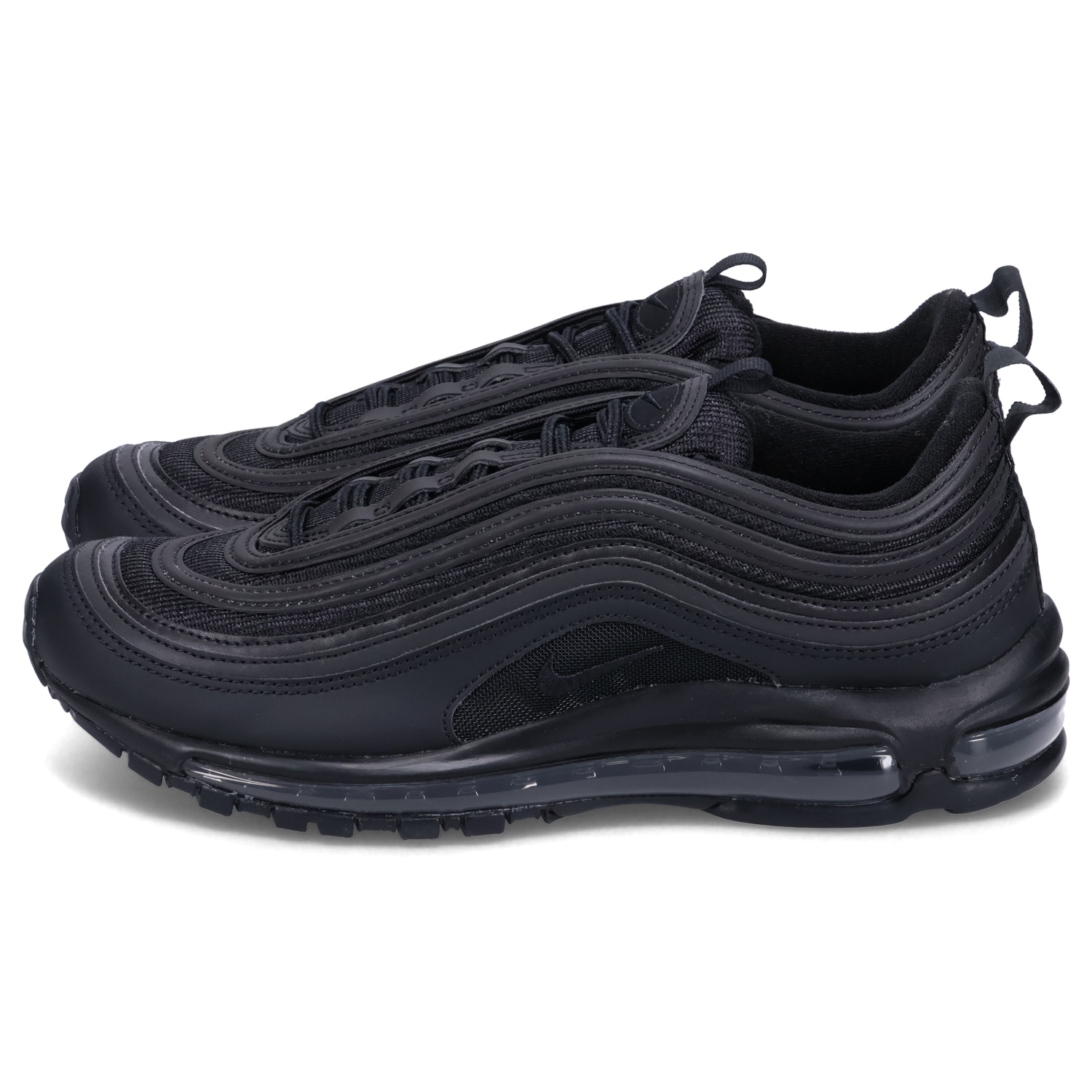 靴 NIKE W AIRMAX97 BLACK/25.5cm Nike Air Max 97 Black/Metallic Pewter-Anthracite Running