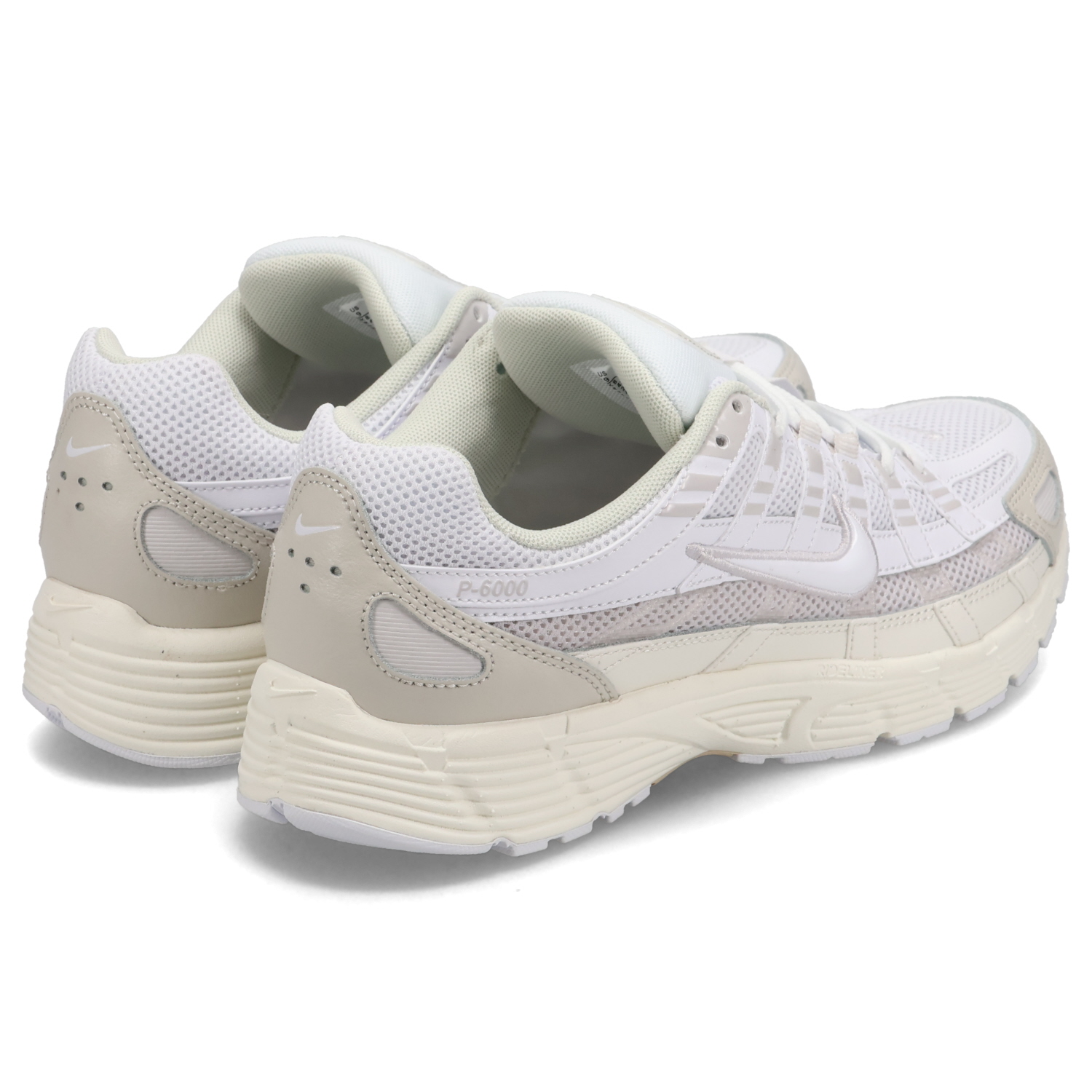新品 NIKE ナイキ P-6000 CV2209 スニーカー 24cm ナイキ P-6000 オールホワイト CV2209-111（24cm） - メルカリ