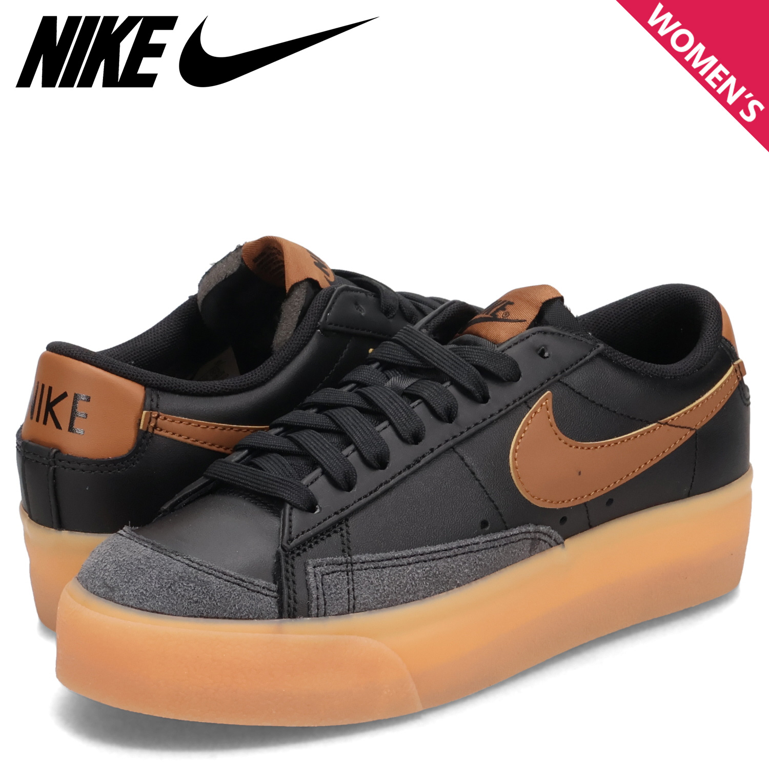 Nike ブラック プラットフォームスニーカー nike-dj0292-003_r.jpg