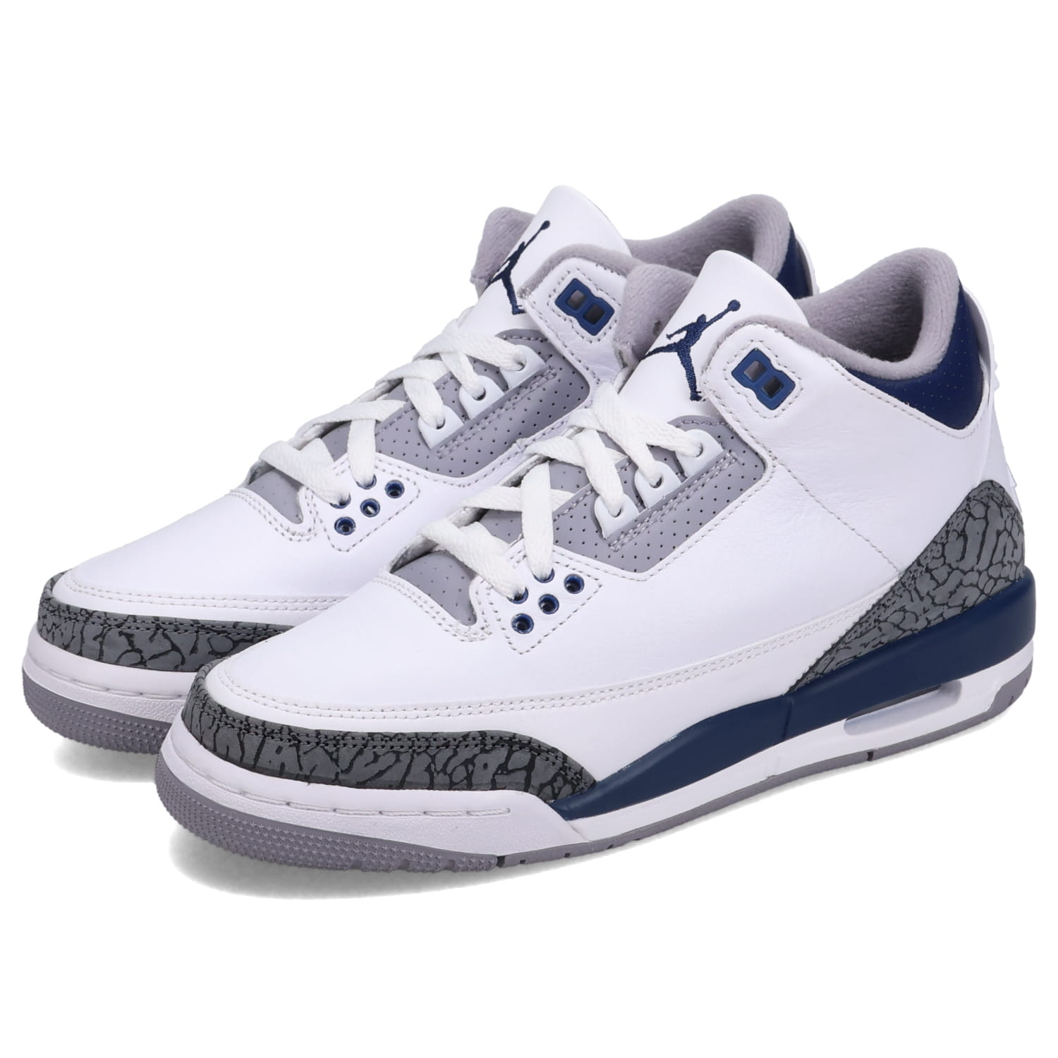 nike エア ジョーダン 3 DM0967-105 スニーカー　24cm JORDAN BRAND AIR JORDAN 3 RETRO (GS) WHITE/BLACK-DARK IRIS-CEMENT