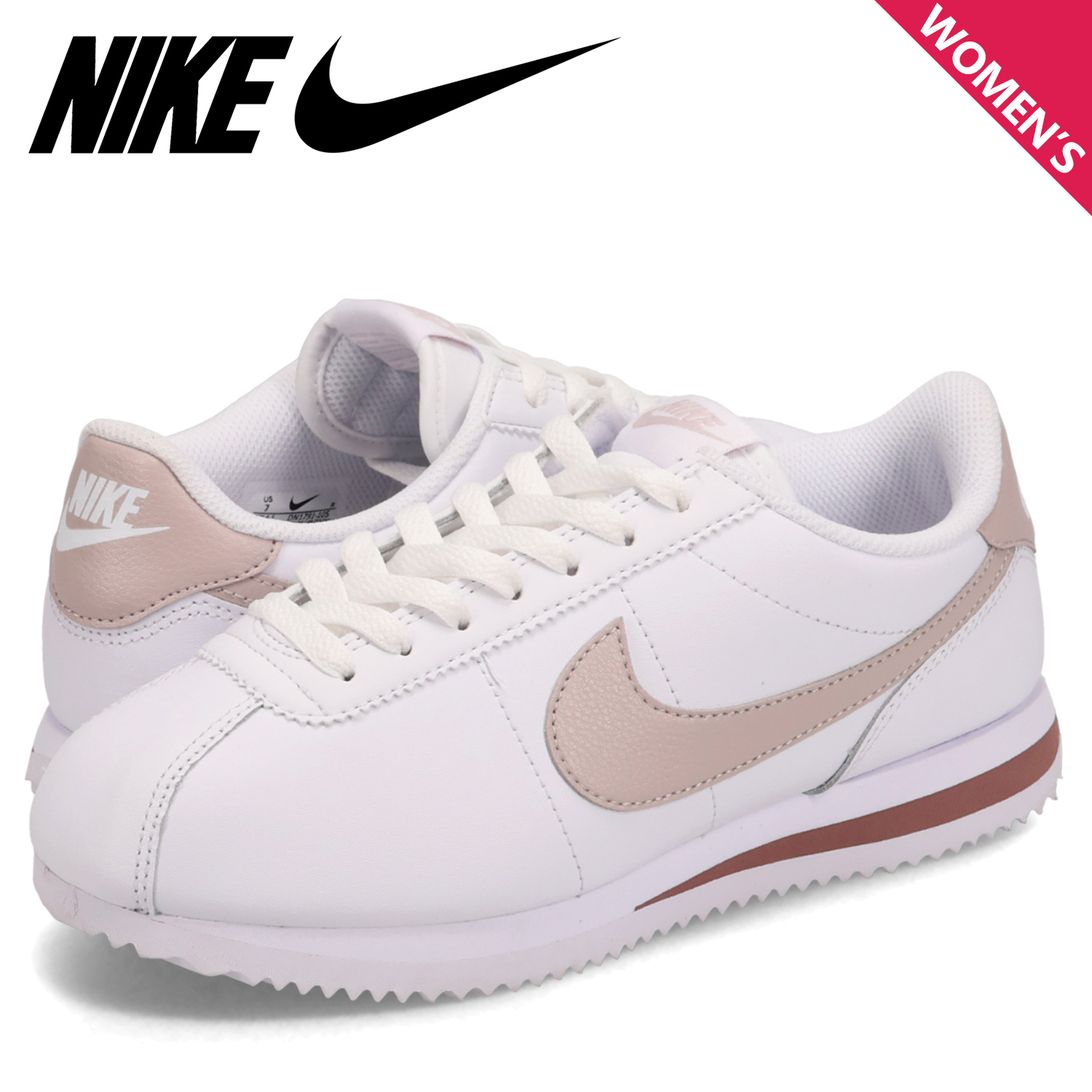 NIKE ナイキ コルテッツ DN1791 NIKE W CORTEZ WHITE/CEDAR-RED STARDUST-SAIL（ナイキ