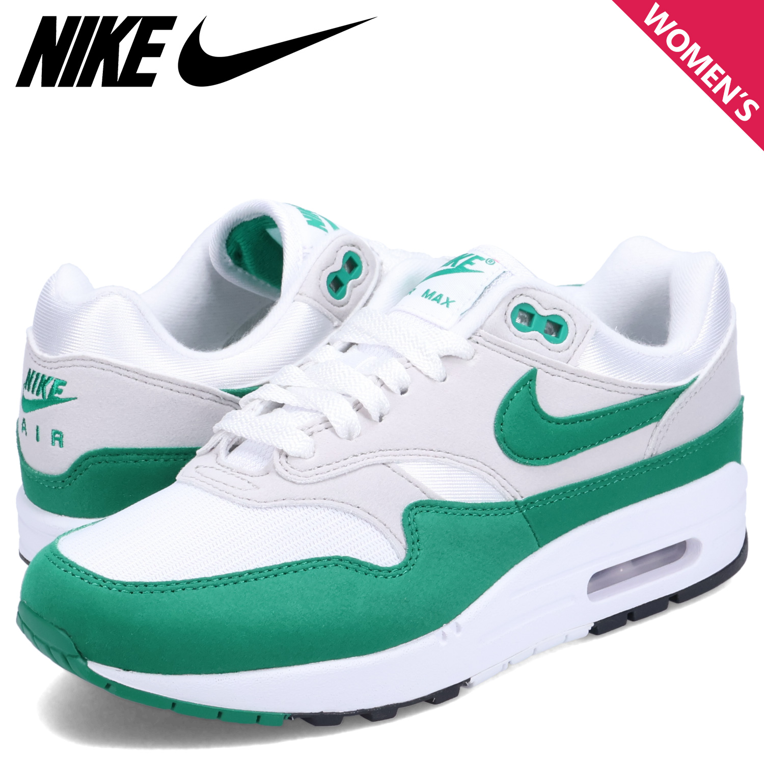 NIKE ナイキ スニーカー 緑x白 26cm 3600225A0589 楽天市場】W NIKE AIR MAX 1 ウィメンズ ナイキ エアマックス