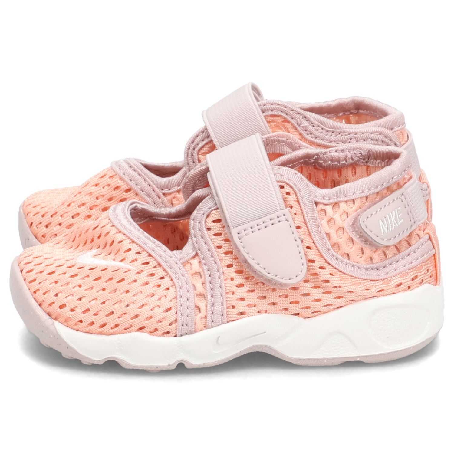 NIKEエアリフト ホワイト ピンク18センチ ナイキキッズサンダル スニーカー 美品 NIKE ナイキエアリフト 18cm キッズサンダル ホワイト