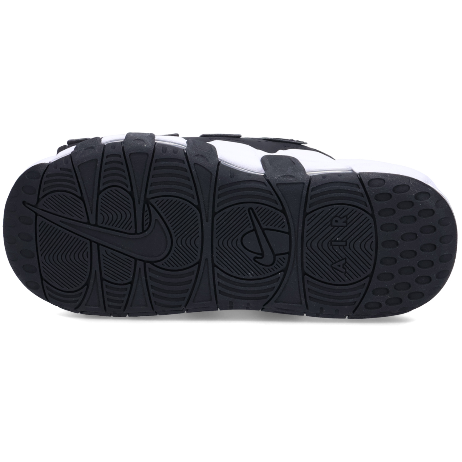 Nike AIR シャワーサンダル 黒　モアテン NIKE AIR MORE UPTEMPO SLIDE 