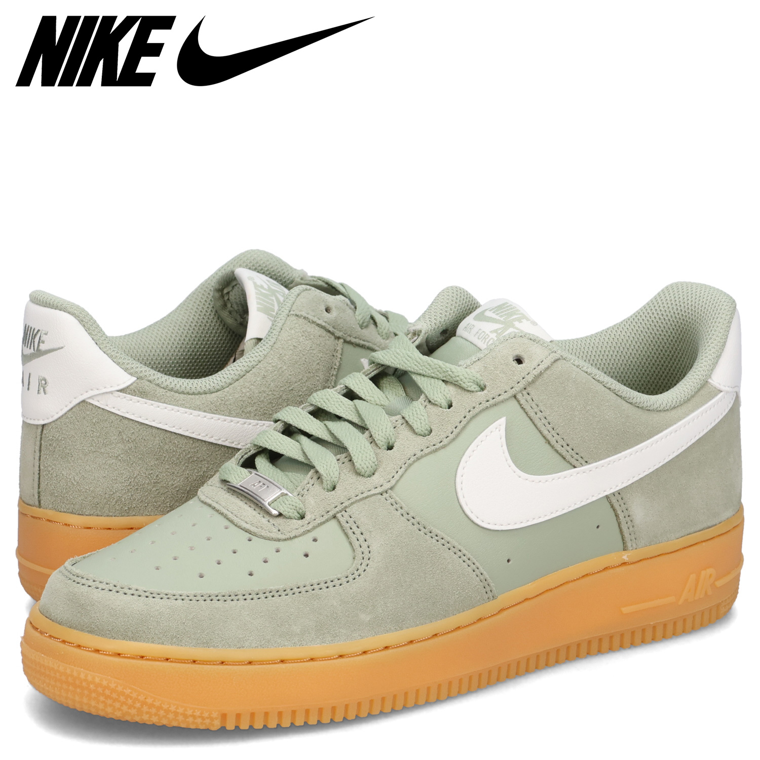 新品　NIKE ナイキ　オーバーオール　グリーン　ワッペン　Mサイズ 00's NIKE ロゴワッペンロンT メンズM 赤 ナイキ 古着