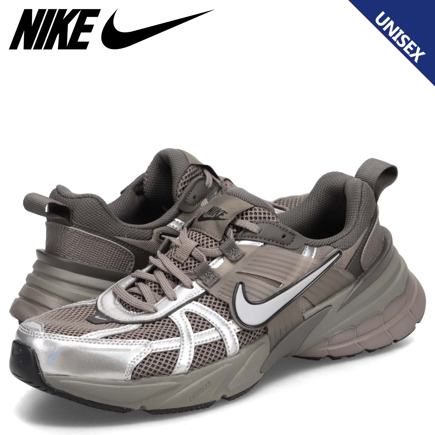 NIKE（ナイキ） スニーカー メンズ レディース V2K RUN ブラウン