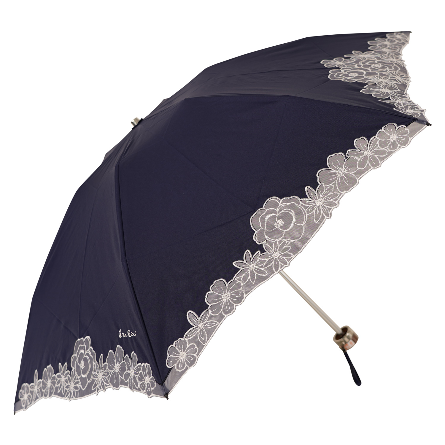 ニナリッチ NINA RICCI 日傘 折りたたみ 遮光 晴雨兼用 レディース 軽量 50cm UVカット 遮熱 コンパクト 27775