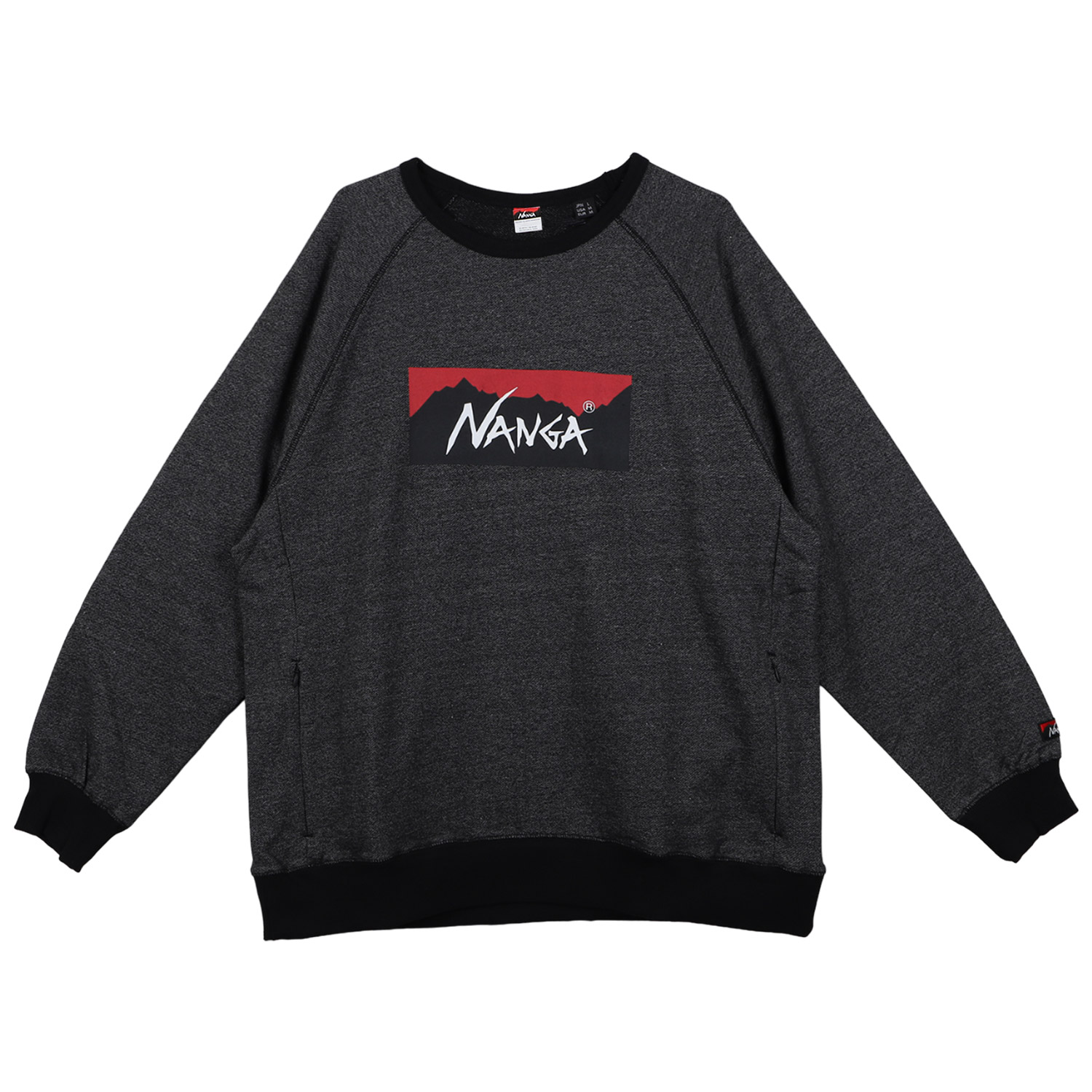 NANGA ナンガ トレーナー スウェット エコ ハイブリット ボックスロゴ メンズ ECO HYBRID BOX LOGO SWEATSHIRT NW2311-1F201｜sneak｜02