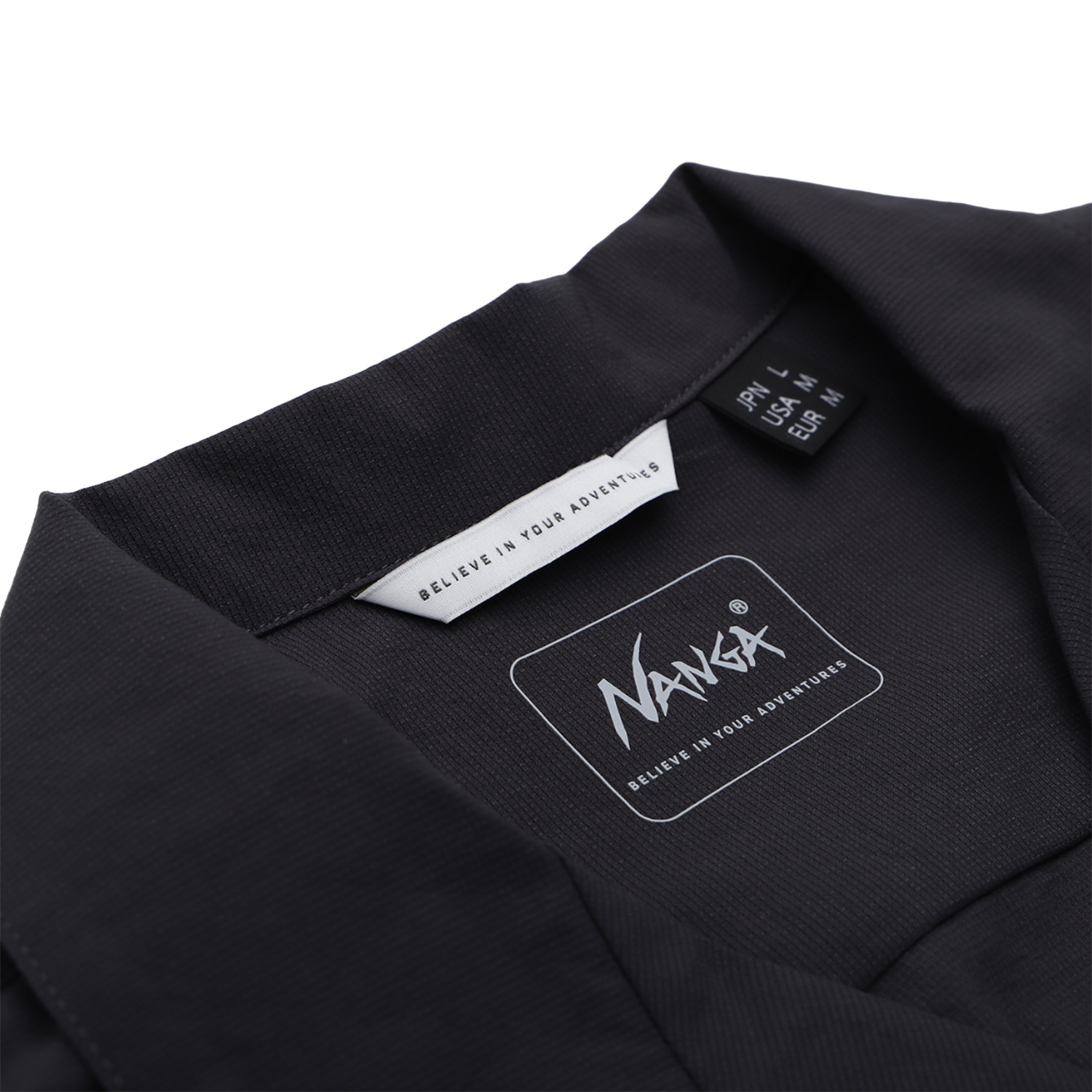 NANGA（ナンガ） シャツ 半袖 ボタンダウン ドットエア