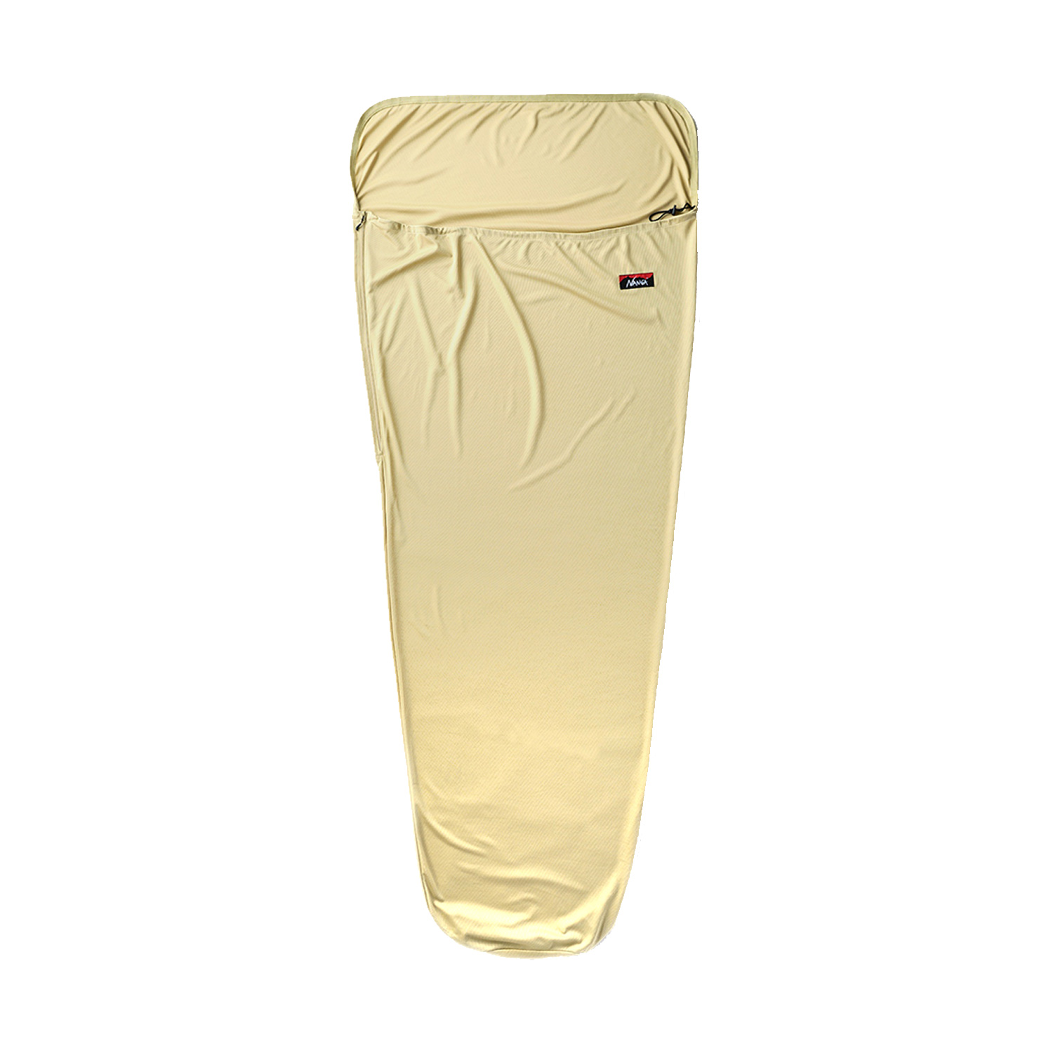 NANGA ナンガ シュラフ 寝袋 スリーピング バッグ インナーシーツ 軽量 通気性 マミー型 SLEEPING BAG INNER SHEET ブラック ベージュ 黒 NS2244-2Z302｜sneak｜02