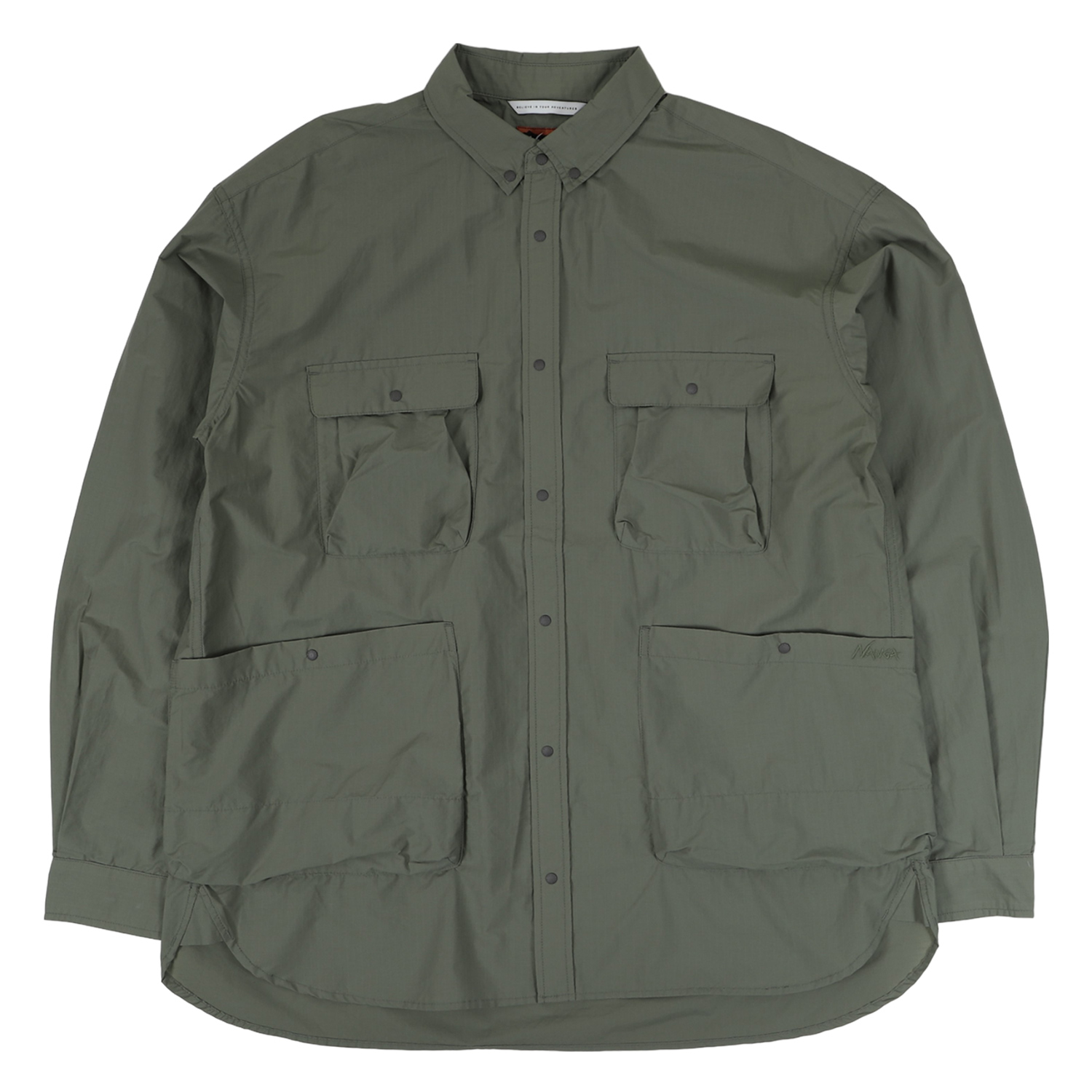 NANGA ナンガ シャツ 長袖 ジャケット 軽アウター コットンナイロン リップストップ キャンプ メンズ C/N RIPSTOP CAMP SHIRT NW2211-1H239｜sneak｜04