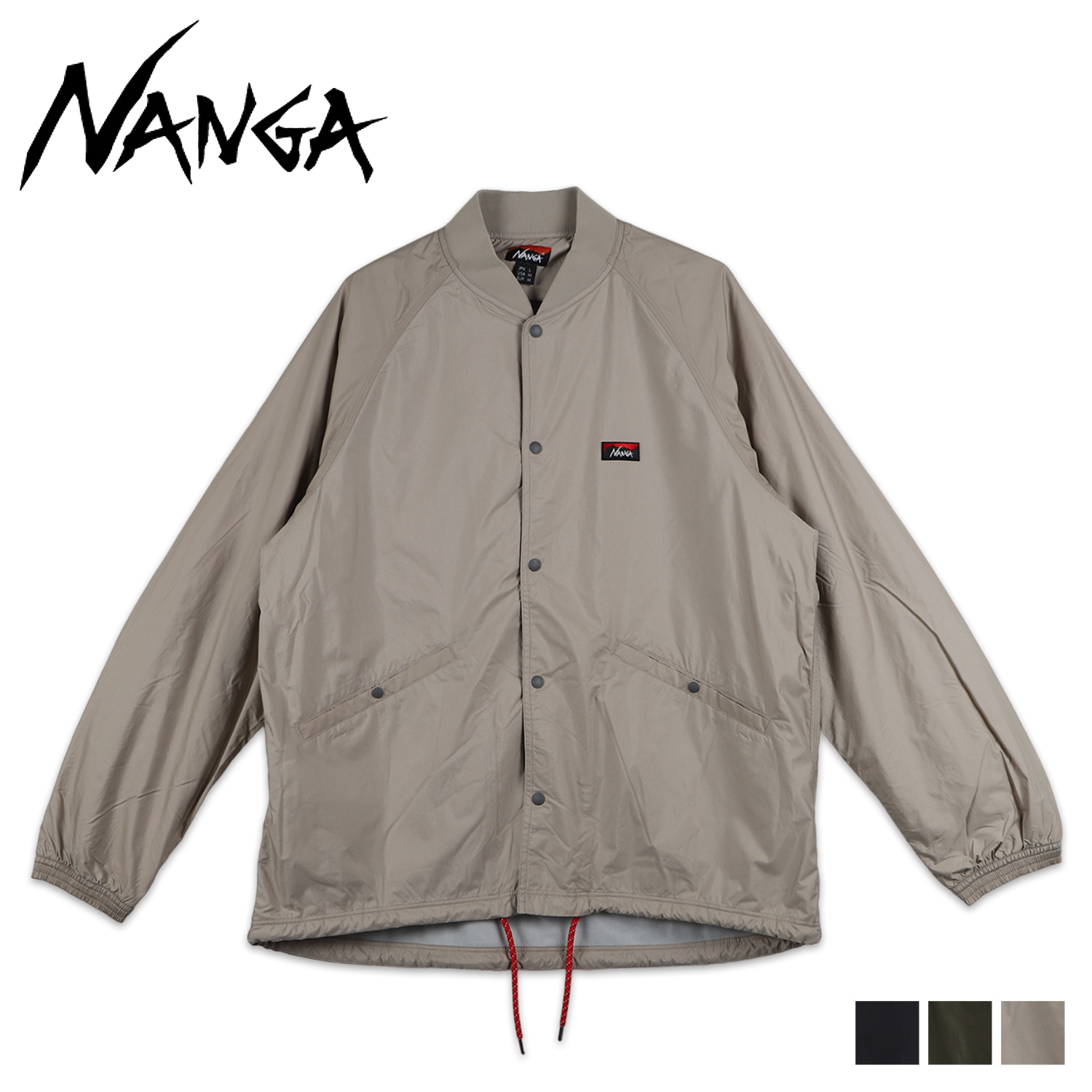 NANGA ナンガ ジャケット リブカラー コーチジャケット NANGA ナンガ リブカラーコーチジャケット 撥水 メンズ