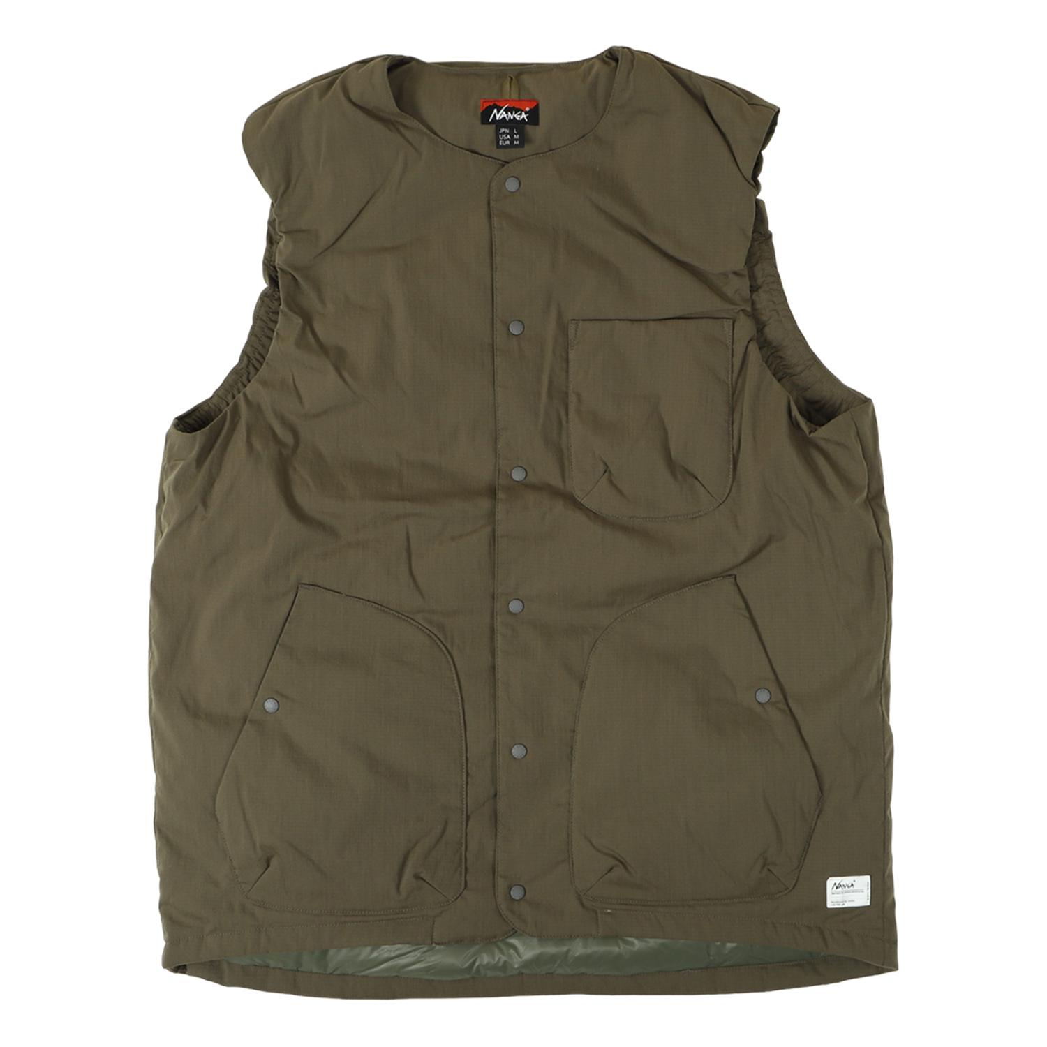 NANGA ナンガ 焚火 ベスト インナーダウン アウター メンズ レディース TAKIBI RIPSTOP INNER DOWN VEST ND2241-1B301｜sneak｜02