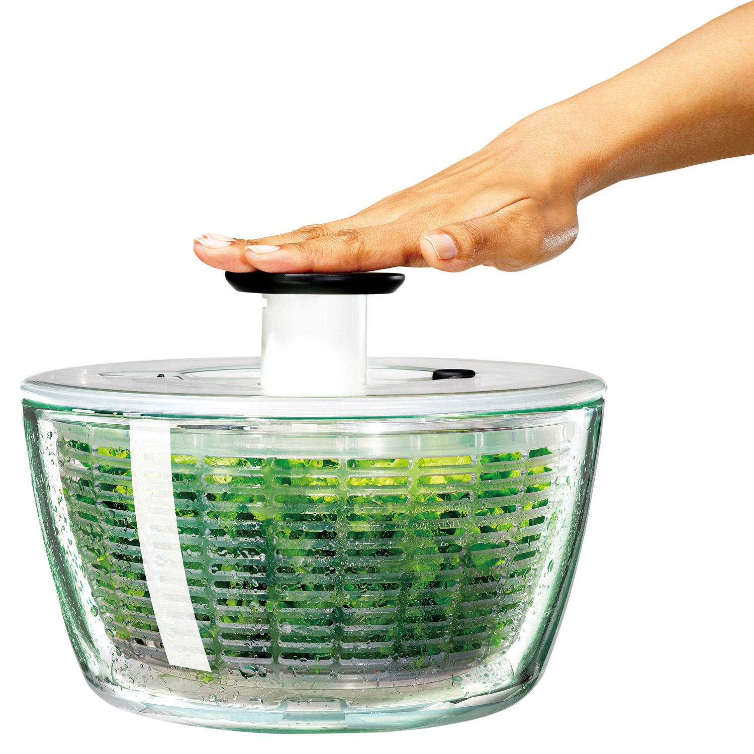 OXO ガラスサラダスピナー 楽天市場】OXO ガラスサラダスピナー 食洗機対応 野菜水切り器
