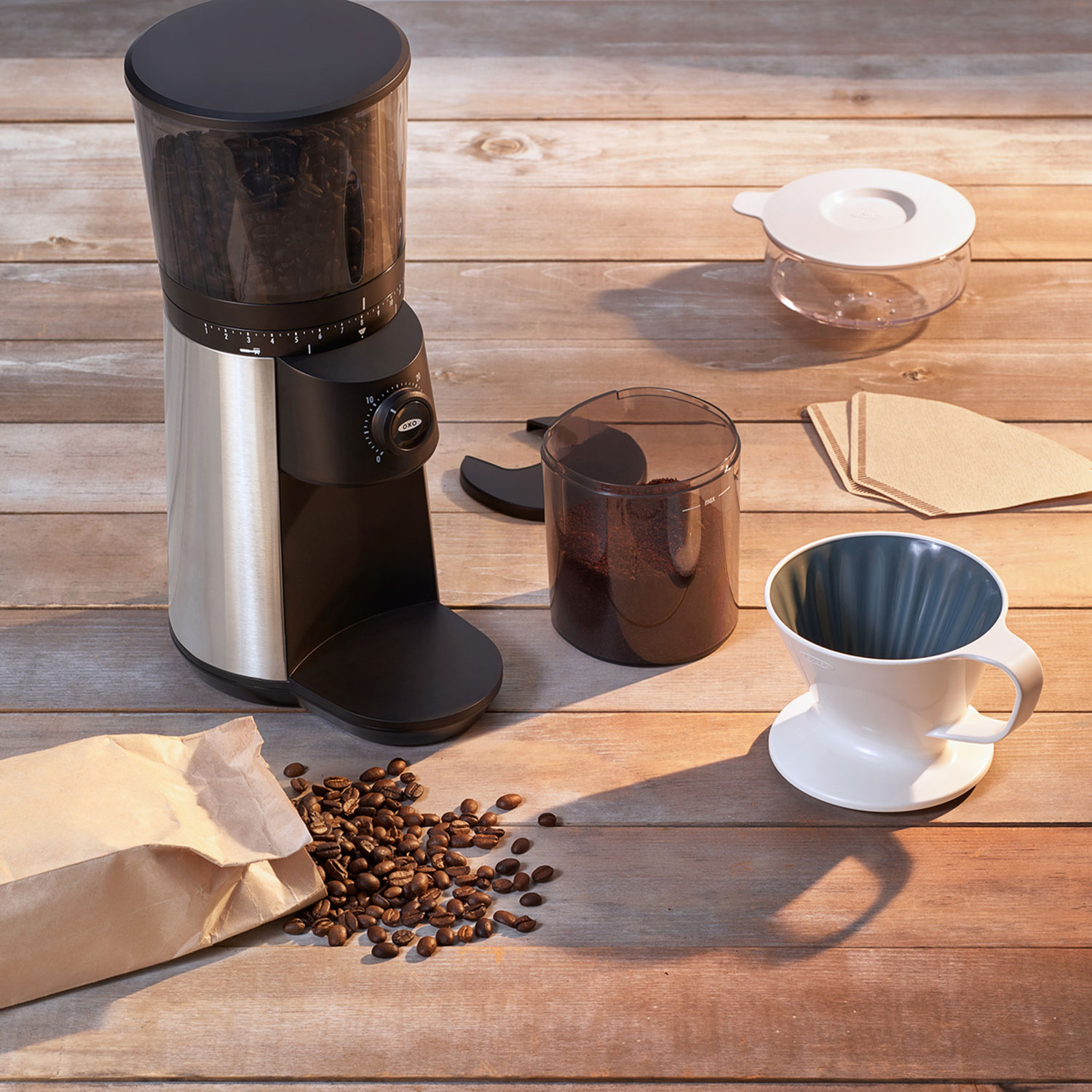 oxo オクソー コーヒーミル コーヒーグラインダー 電動 コーヒー 