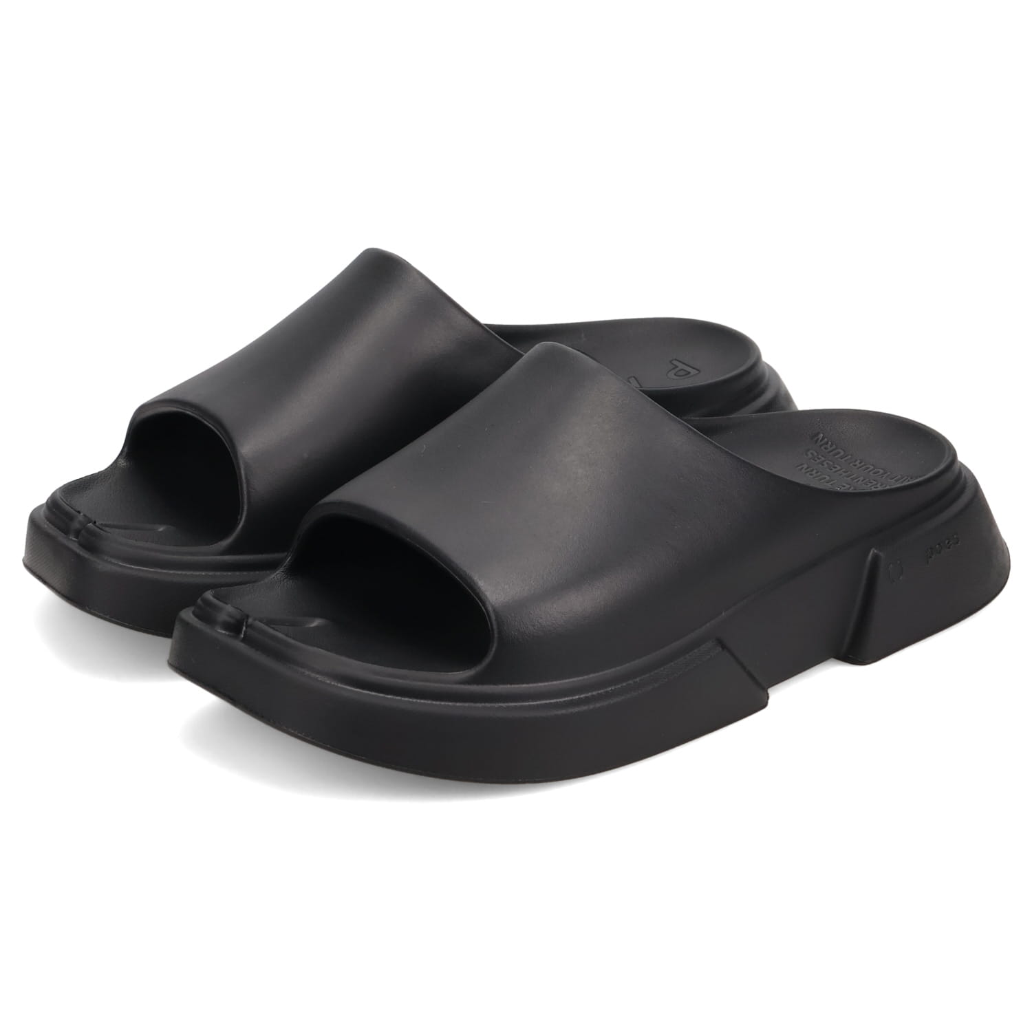 PAES スライド サンダル リカバリーサンダル 26 ブラック ペイズ PAES（ペイズ） スライド Slide リカバリー 厚底 サンダル ブラック