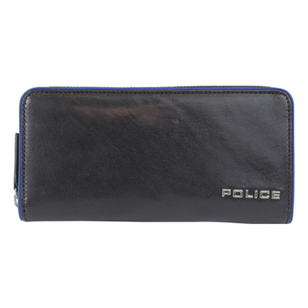 ポリス POLICE 財布 長財布 メンズ ラウンドファスナー レザー TERAIO ROUND WALLET ブラック ネイビー ダーク ブラウン 黒 PA-70003 POLICE（ポリス） 長財布 メンズ ラウンドファスナー レザー TERAIO