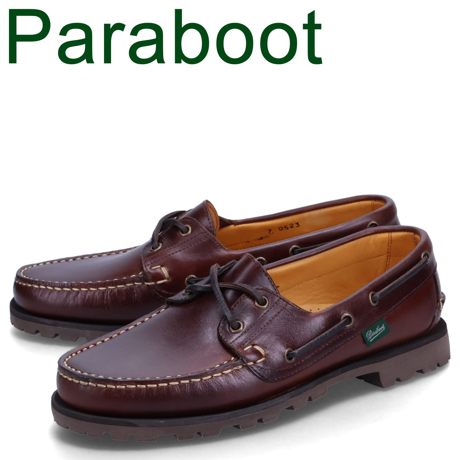 パラブーツ PARABOOT マロ モカシン デッキシューズ メンズ 本革 MALO ブラウン 95803 : prb-95803 :  スニークオンラインショップ - 通販 - Yahoo!ショッピング