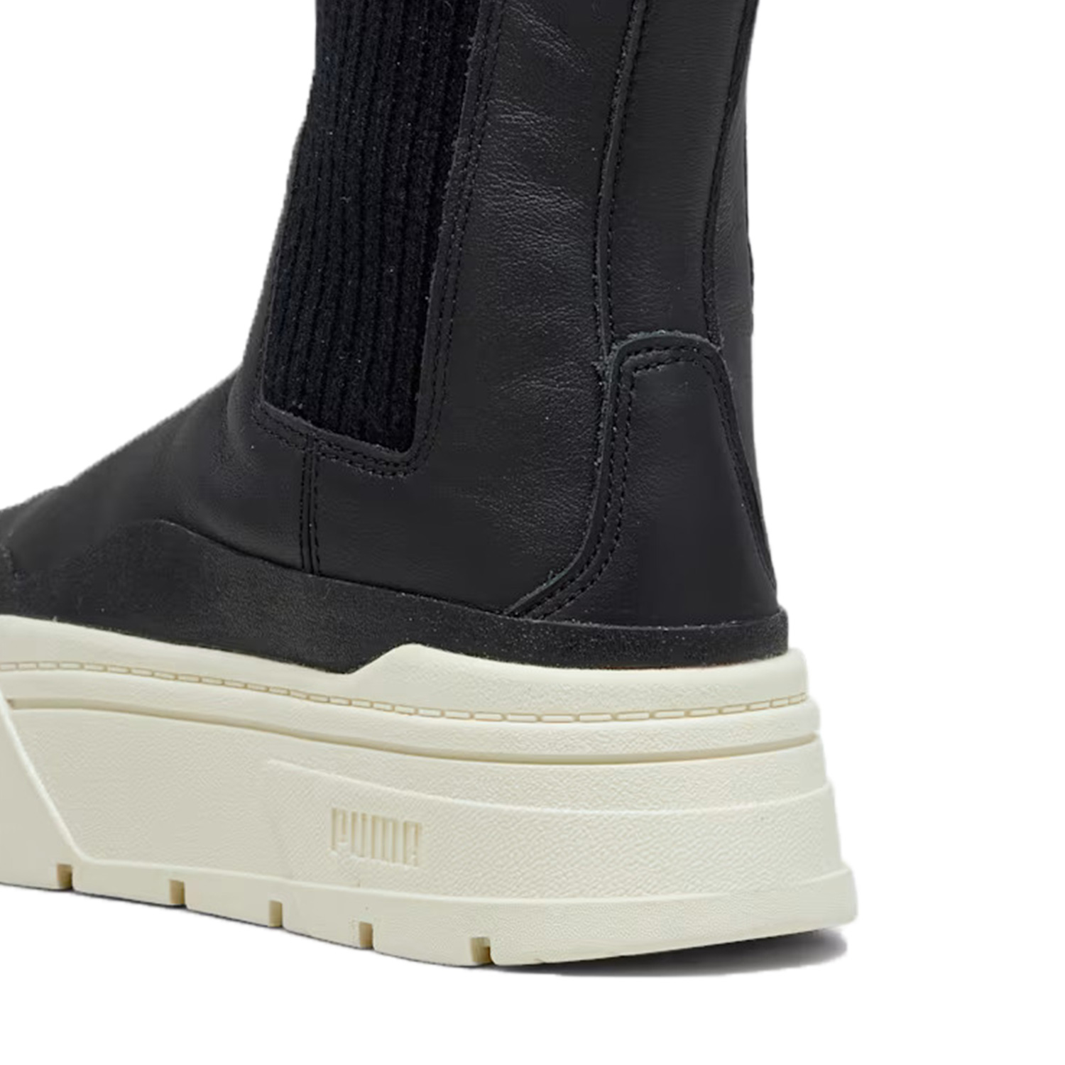 PUMA サイドゴアブーツ ブラック プーマ PUMA プーマ サイドゴアブーツ レディース 厚底 スタック