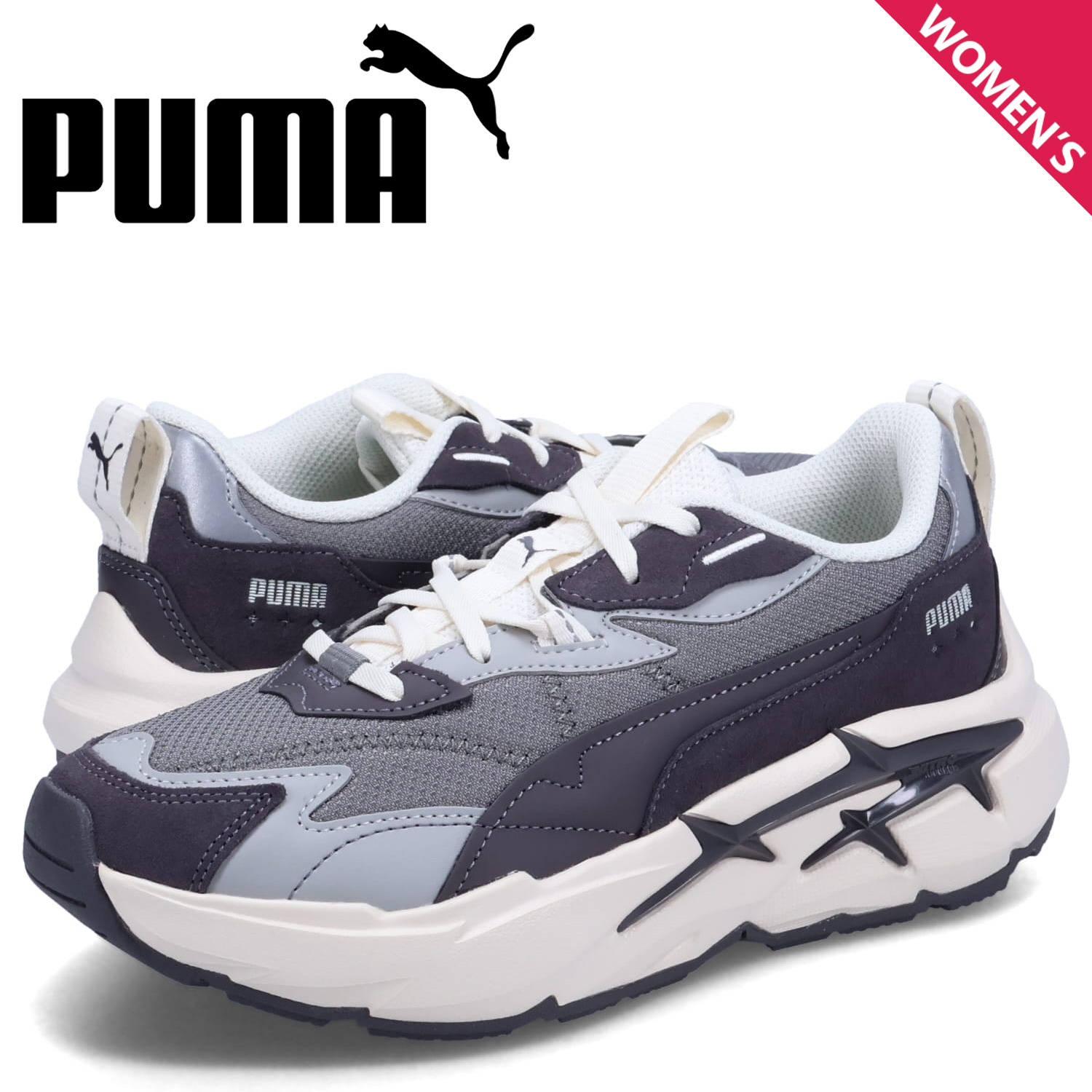 PUMA プーマ スニーカー レディース 厚底 ウィメンズ スピナ