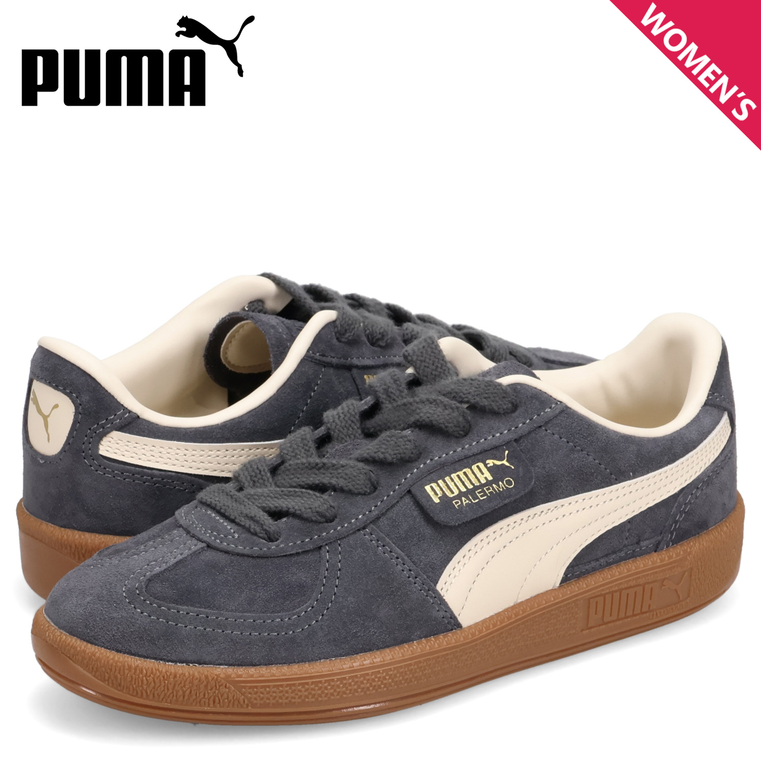 PUMA（プーマ） スニーカー パレルモ レディース PALERMO グレー