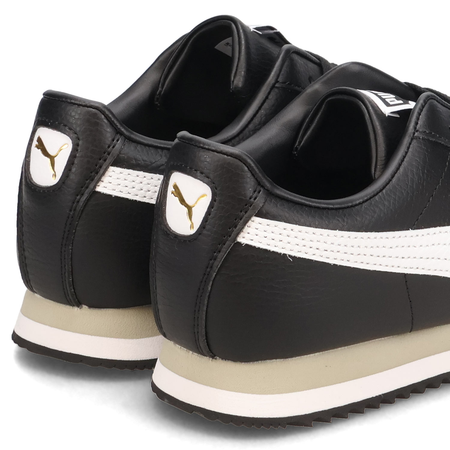 PUMA プーマ BLACK LABEL 24cm パンチングレザー 美品 PUMA プーマ スニーカー ローマ 24 スタンダード レディース